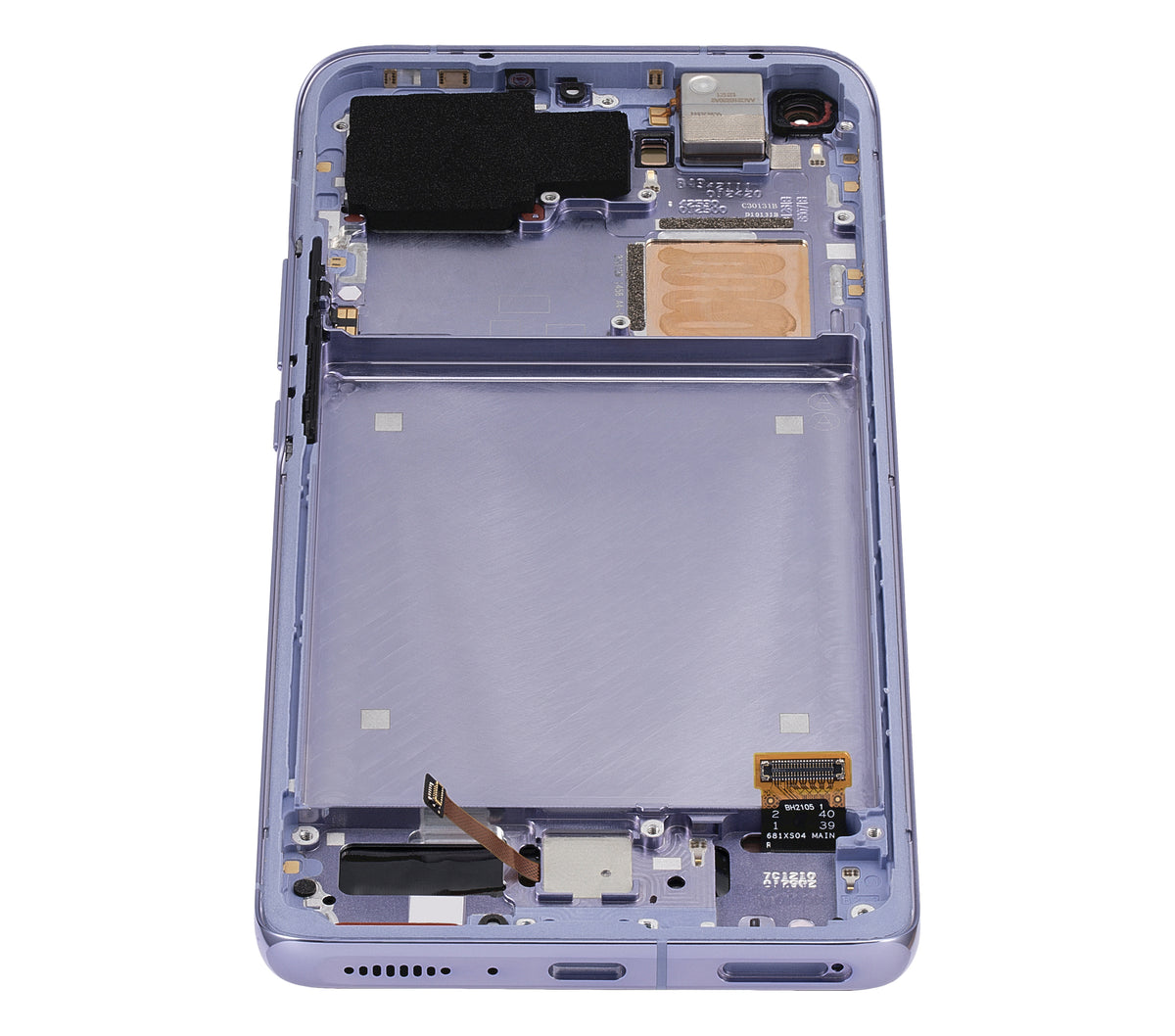 OLED Assembly With Frame For Xiaomi Mi 11 Pro (Refurbished) (Purple) - repair component detail image SKU 107082119503 - image 2