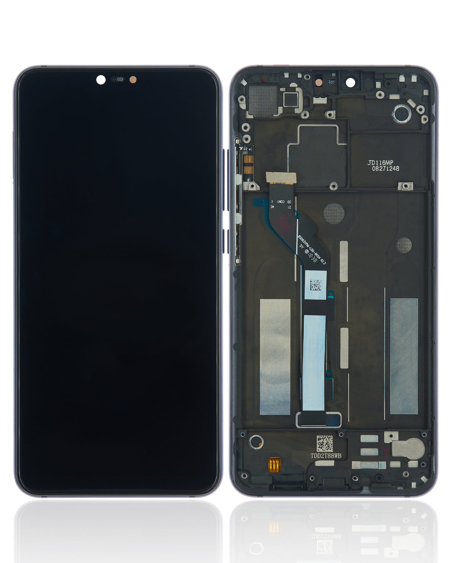 LCD Assembly With Frame For Xiaomi Mi 8 Lite (Refurbished) (Midnight Black) - device repair spare component image SKU 107082121102 - image 6