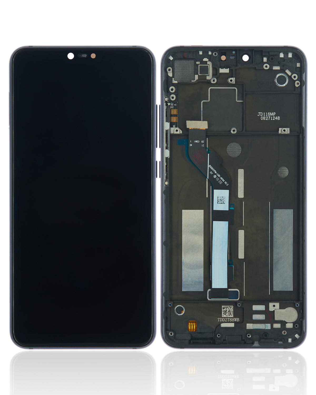 LCD Assembly With Frame For Xiaomi Mi 8 Lite (Refurbished) (Midnight Black) - device repair spare component image SKU 107082121102 - image 6