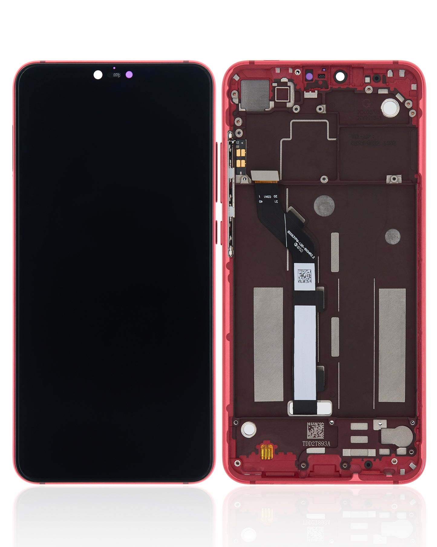 LCD Assembly With Frame For Xiaomi Mi 8 Lite (Refurbished) (Twilight Gold) - device repair spare component image SKU 107082121104 - image 6
