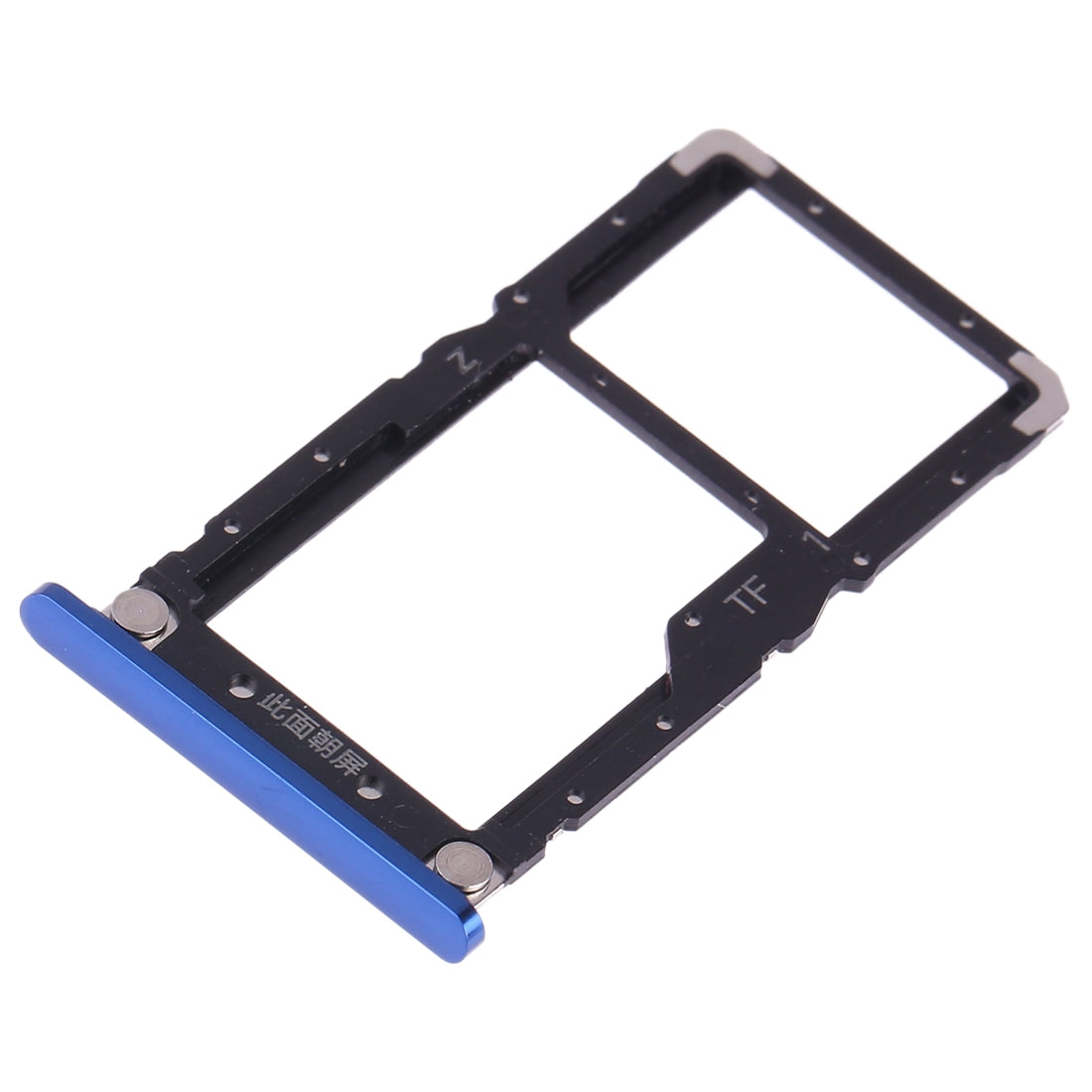 Dual Sim Card Tray For Xiaomi Mi 8 Lite (Aurora Blue) - repair component detail image SKU 107082121120 - image 2