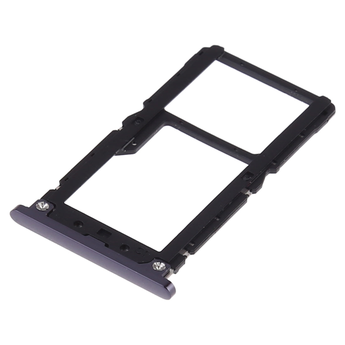 Dual Sim Card Tray For Xiaomi Mi 8 Lite (Midnight Black) - repair component detail image SKU 107082121122 - image 2