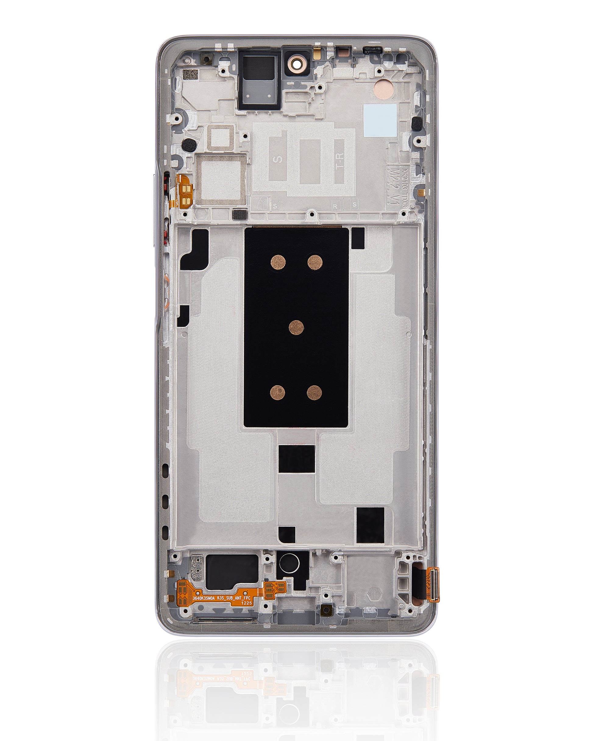 OLED Assembly With Frame For Xiaomi 11T / 11T Pro (Refurbished) (Moonlight White) – technician repair part view – OLED Display Replacement for phone repair