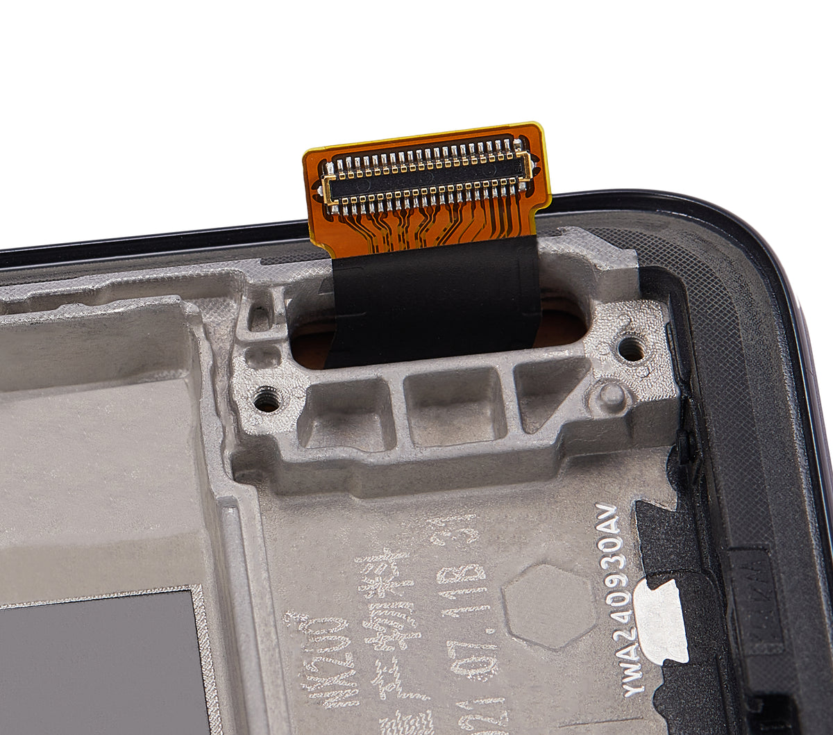 OLED Assembly With Frame For Xiaomi 11T / 11T Pro (Refurbished) (Meteorite Gray) – mobile phone part alternate view – OLED Display Replacement for phone repair