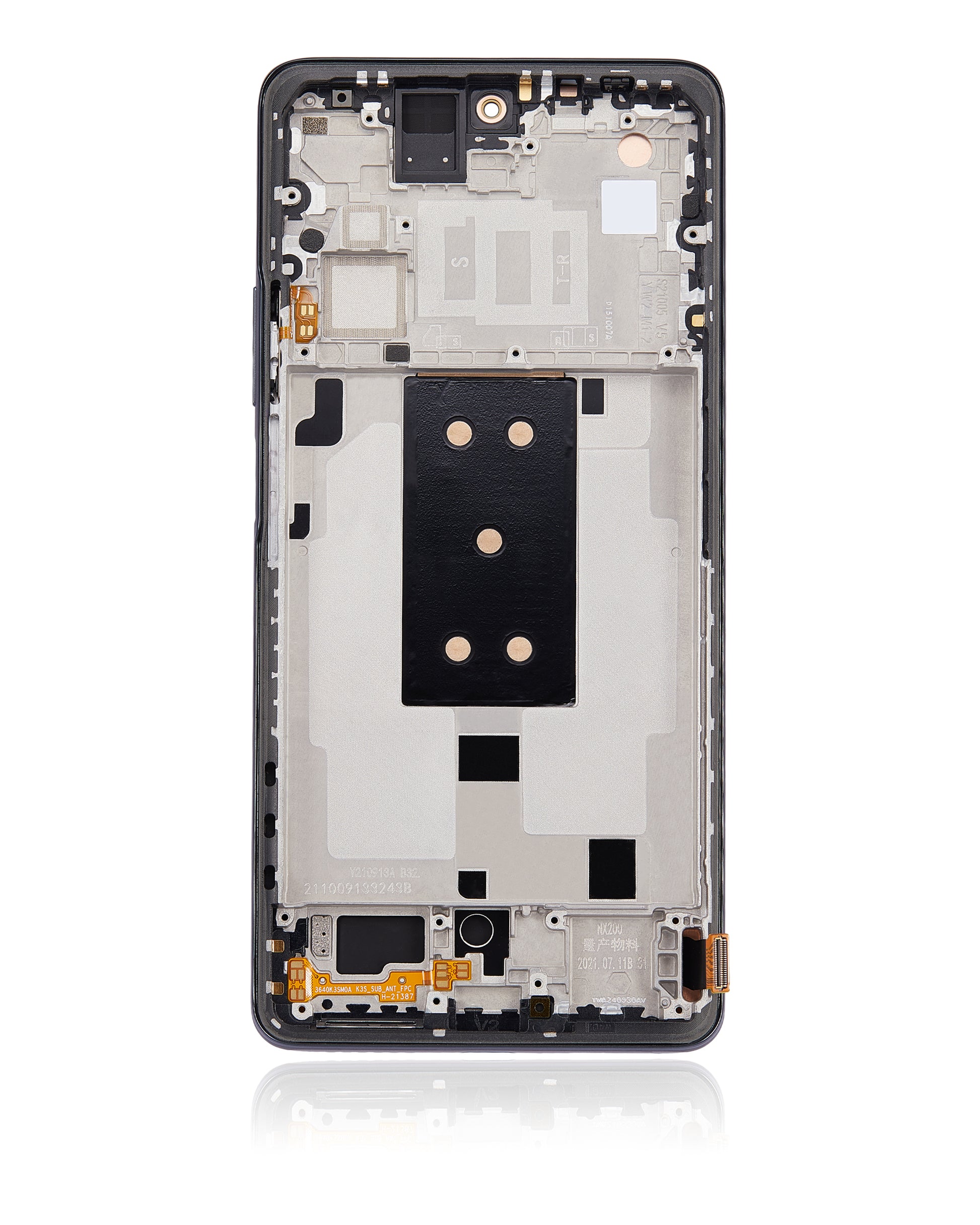 OLED Assembly With Frame For Xiaomi 11T / 11T Pro (Refurbished) (Meteorite Gray) – mobile replacement component detail – OLED Display Replacement for phone repair