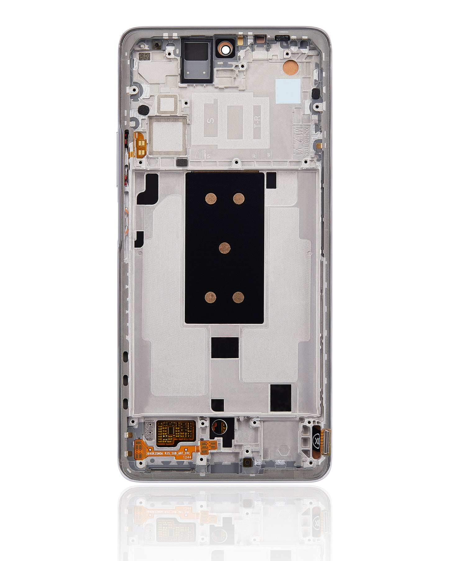 LCD Assembly With Frame For Xiaomi 11T Pro (Aftermarket: Incell) (Moonlight White) – technician repair part view – LCD Display Replacement for phone repair