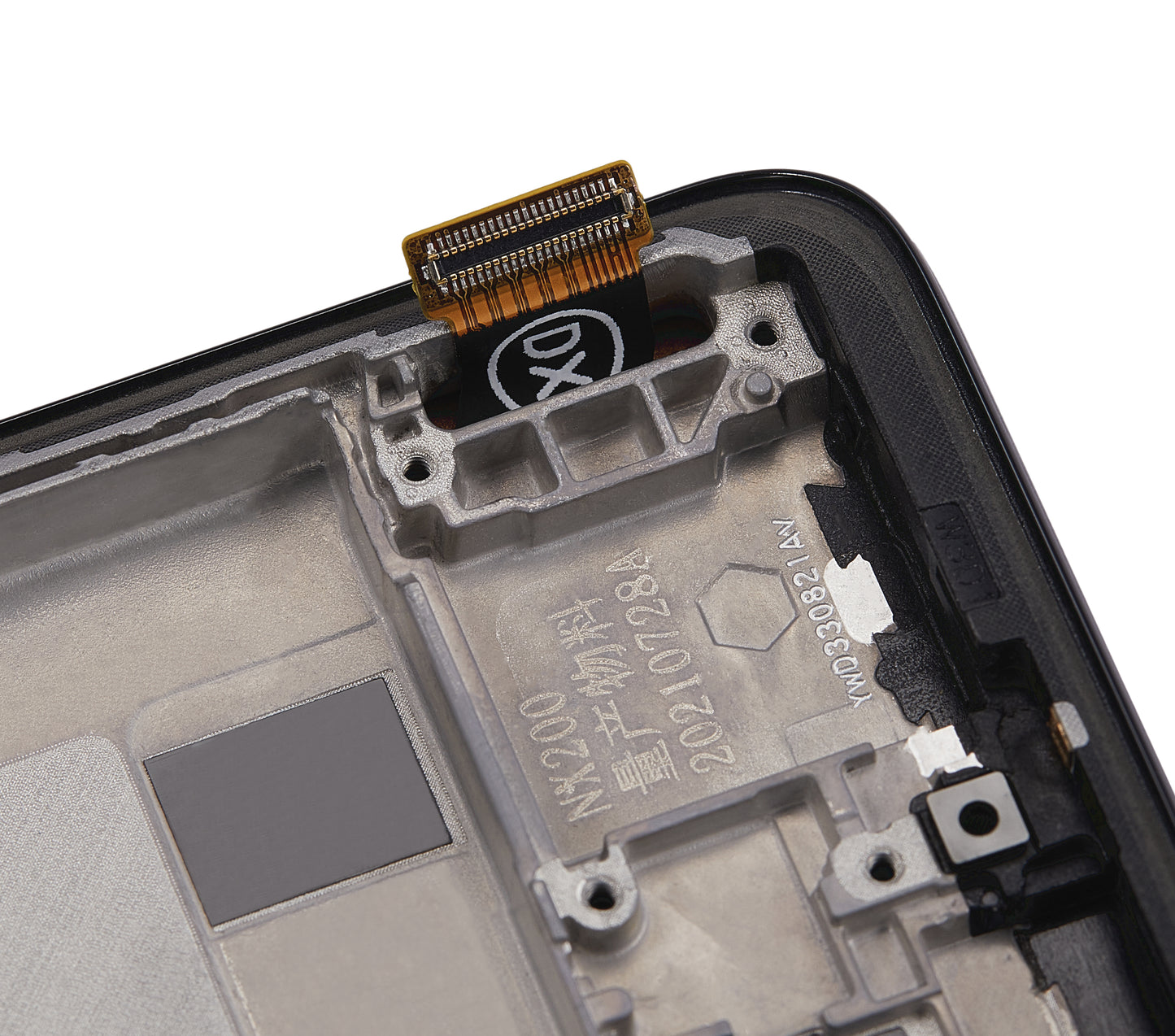 LCD Assembly With Frame For Xiaomi 11T Pro (Aftermarket: Incell) (Meteorite Gray) – device repair component close-up – LCD Display Replacement for phone repair