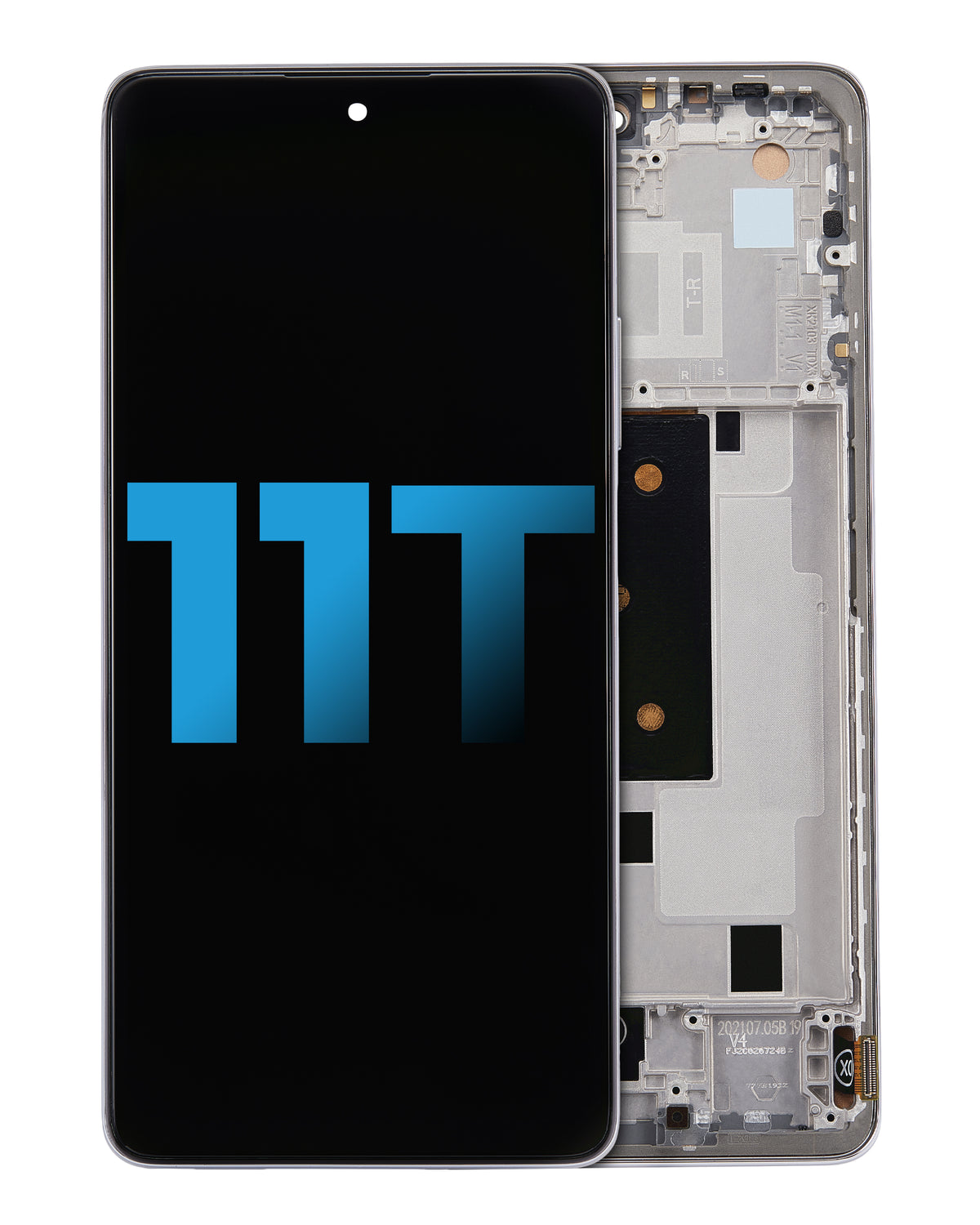 LCD Assembly With Frame For Xiaomi 11T (Aftermarket: Incell) (Moonlight White) – replacement part product view – LCD Display Replacement for phone repair