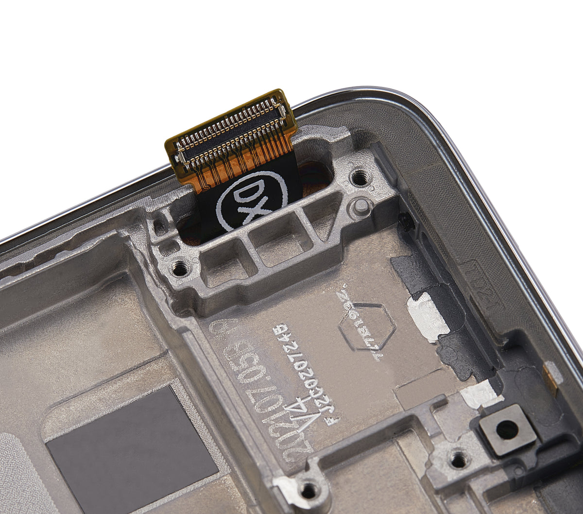 LCD Assembly With Frame For Xiaomi 11T (Aftermarket: Incell) (Moonlight White) – device repair component close-up – LCD Display Replacement for phone repair