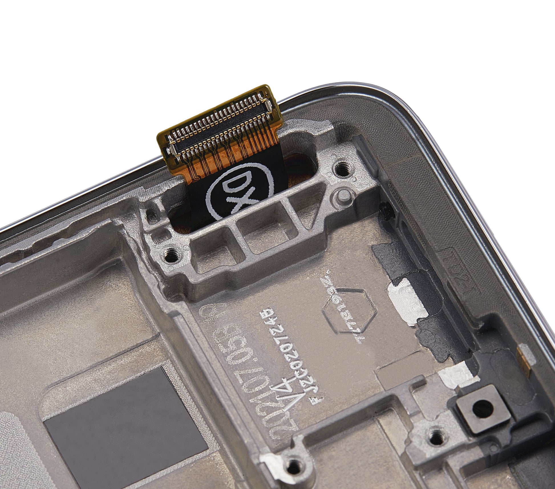 LCD Assembly With Frame For Xiaomi 11T (Aftermarket: Incell) (Moonlight White) – device repair component close-up – LCD Display Replacement for phone repair