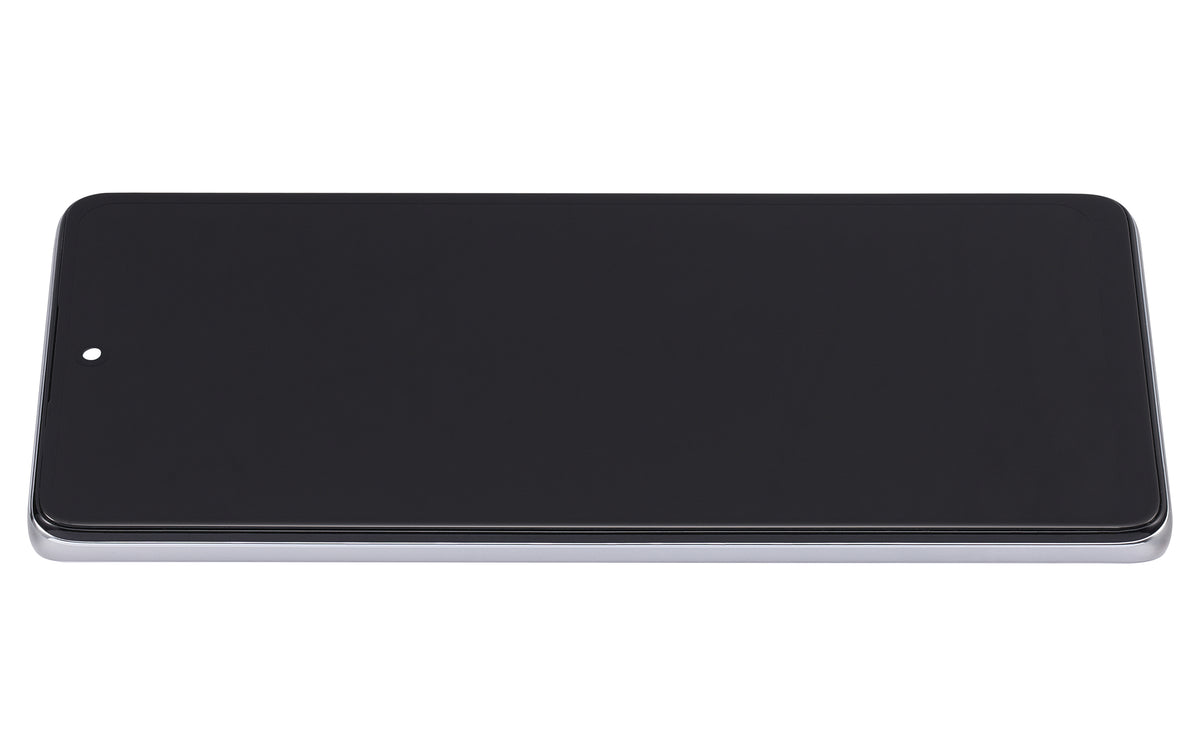 LCD Assembly With Frame For Xiaomi 11T (Aftermarket: Incell) (Moonlight White) – phone repair part product angle – LCD Display Replacement for phone repair