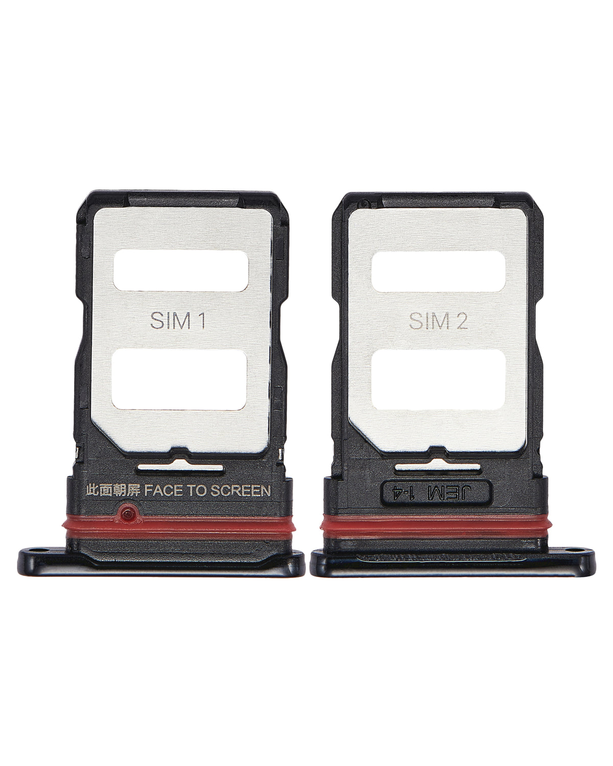 Dual Sim Card Tray For Xiaomi 11T Pro / Xiaomi 11T (Meteorite Gray) – repair component detail view – SIM Tray Replacement for phone repair