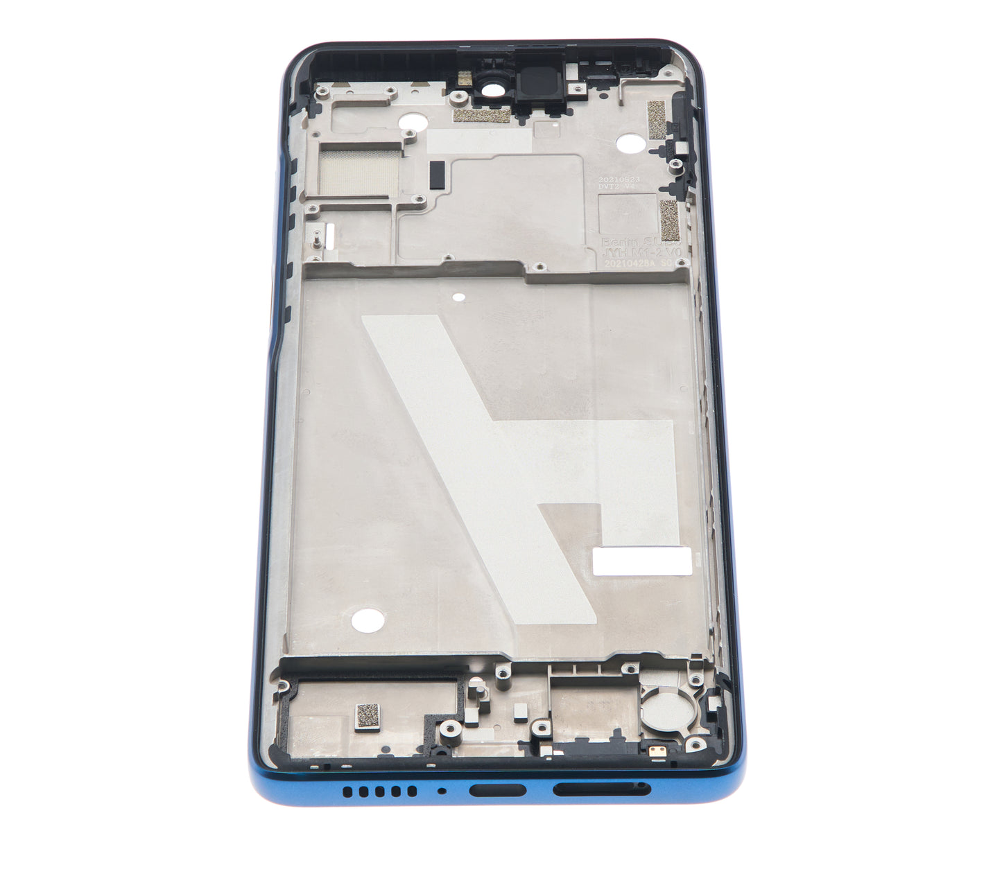 LCD-Frame For Motorola Edge 5G (XT2141 / 2021) (Nebula Blue) | SKU 107082123523 | image 3