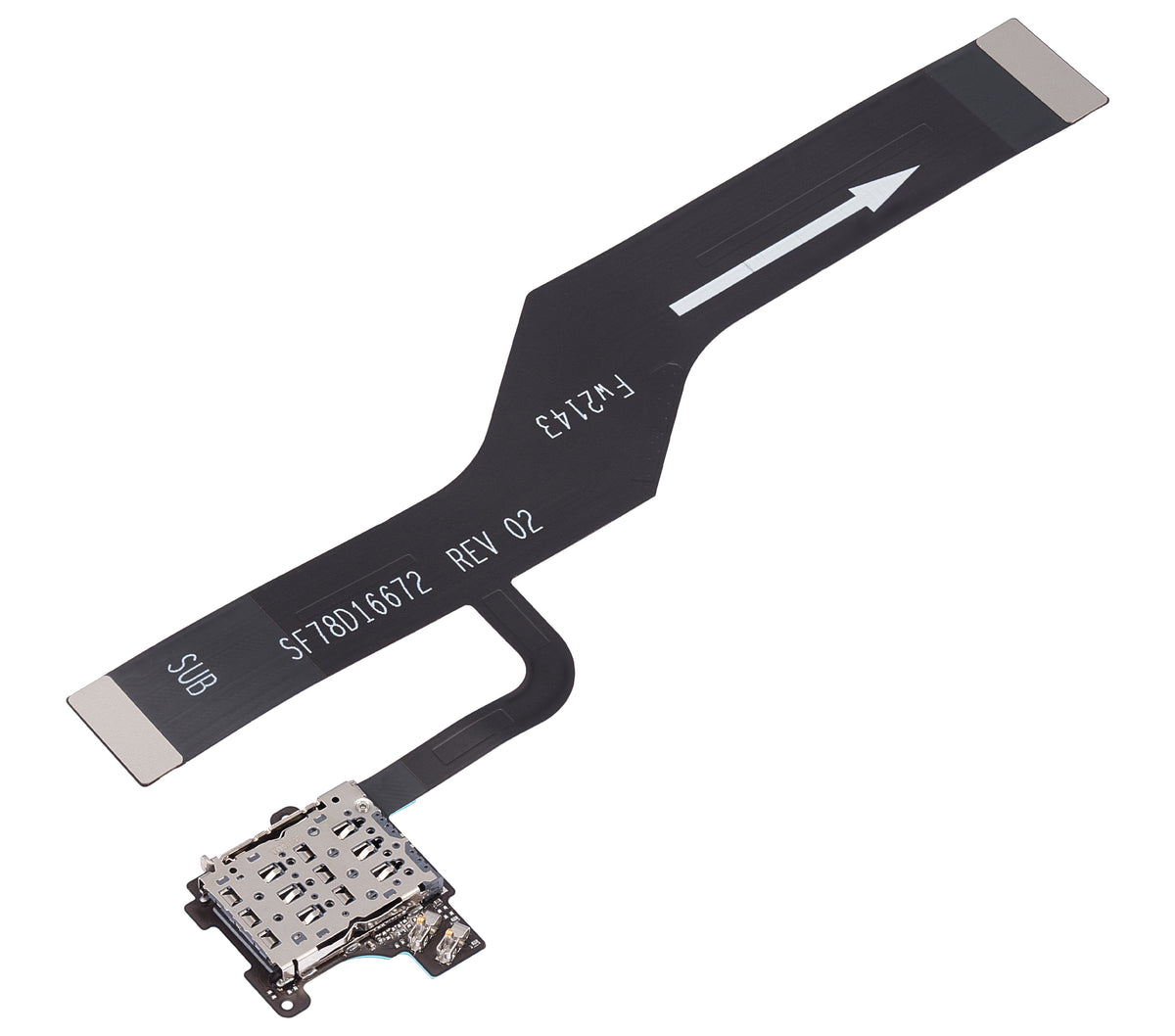 Sim Card Reader With Flex Cable For Motorola Edge 30 (XT2203 / 2022) (REV 02) | SKU 107082123721 | image 4