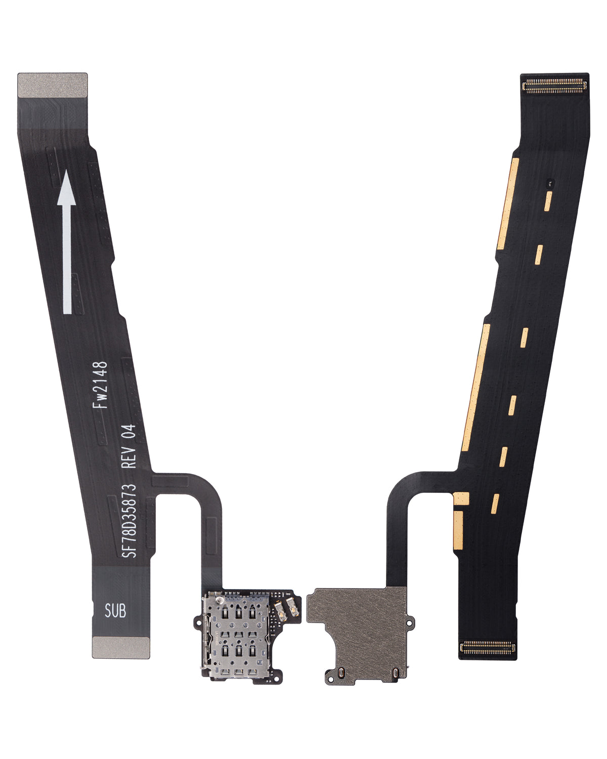 Sim Card Reader With Flex Cable For Motorola Edge 30 (XT2203 / 2022) (REV 04) | SKU 107082123722 | image 2