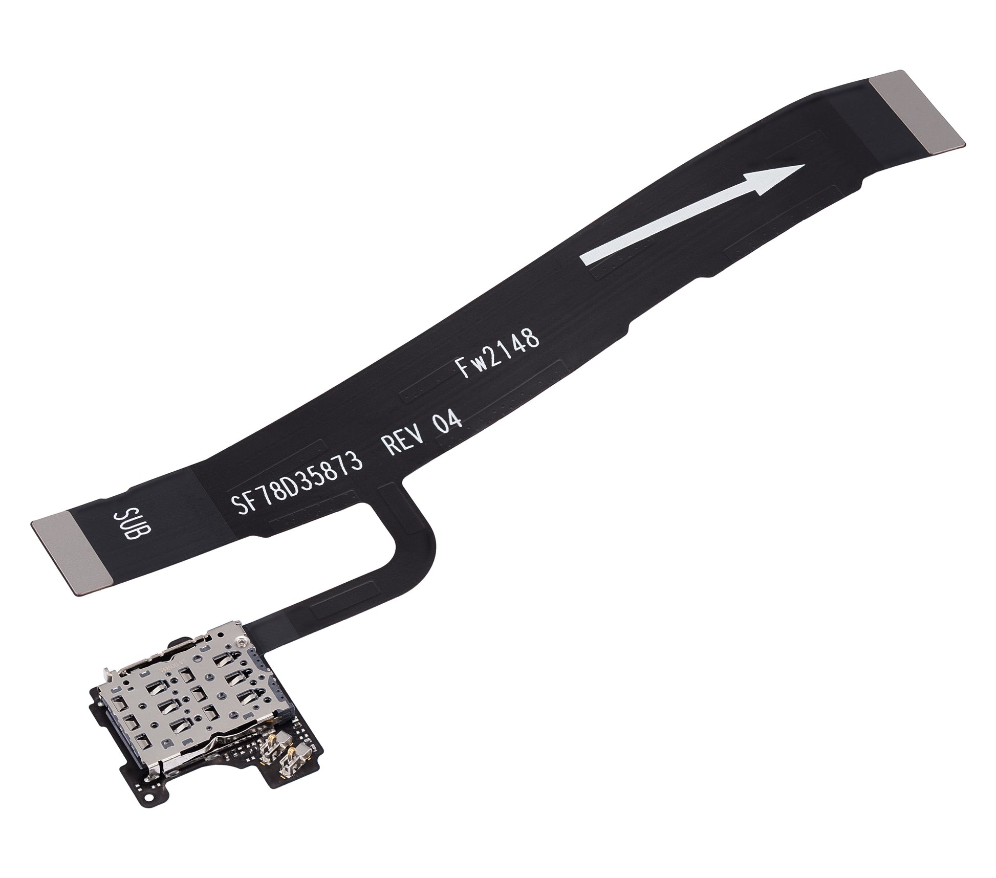 Sim Card Reader With Flex Cable For Motorola Edge 30 (XT2203 / 2022) (REV 04) | SKU 107082123722 | image 5