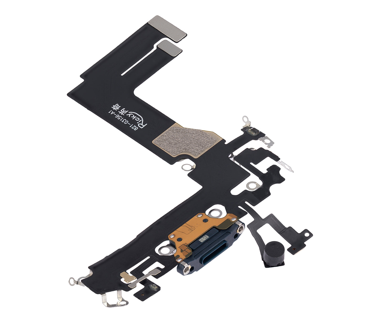 Charging Port Flex Cable For iPhone 13 Mini (Aftermarket Plus) (Blue)