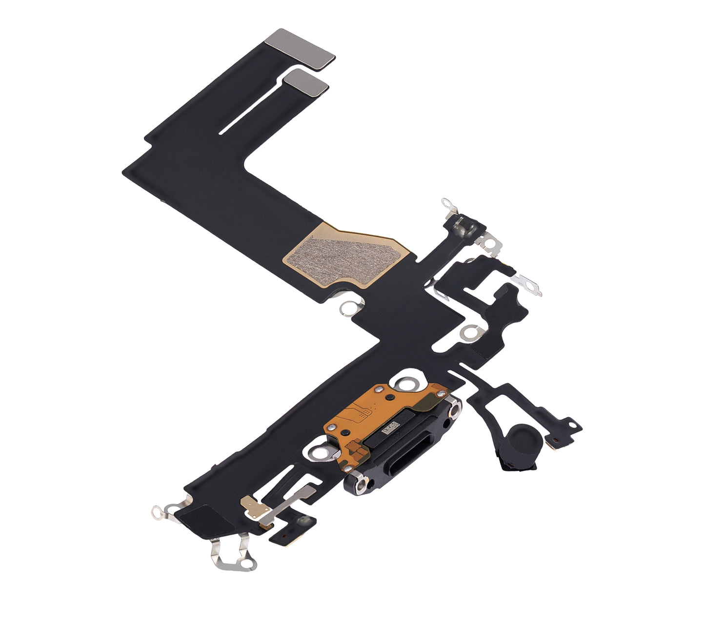 Charging Port Flex Cable For iPhone 13 Mini (Aftermarket Plus) (Midnight)