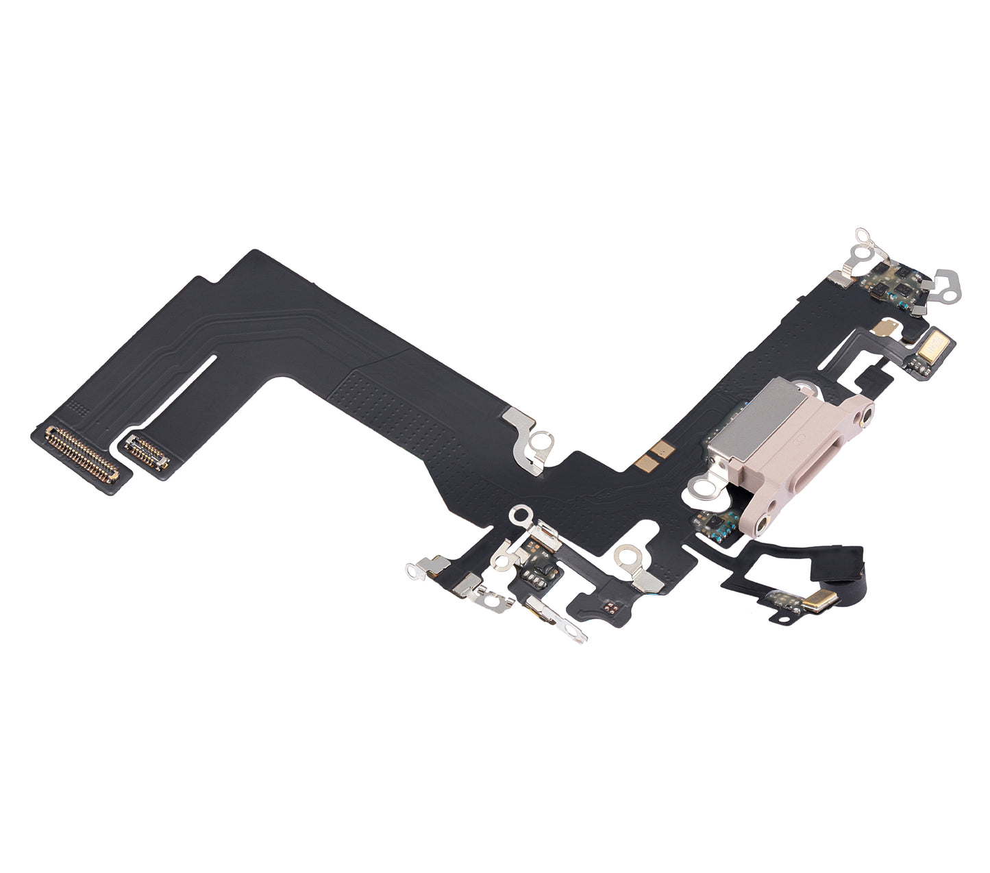 Charging Port Flex Cable For iPhone 13 Mini (Aftermarket Plus) (Pink)