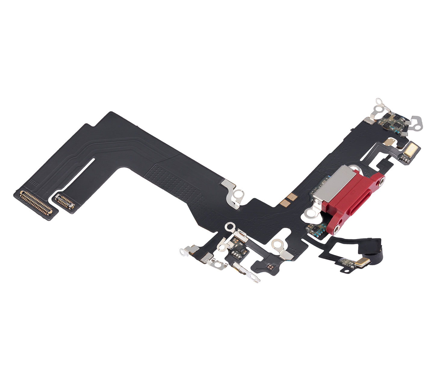 Charging Port Flex Cable For iPhone 13 Mini (Aftermarket Plus) (Red)