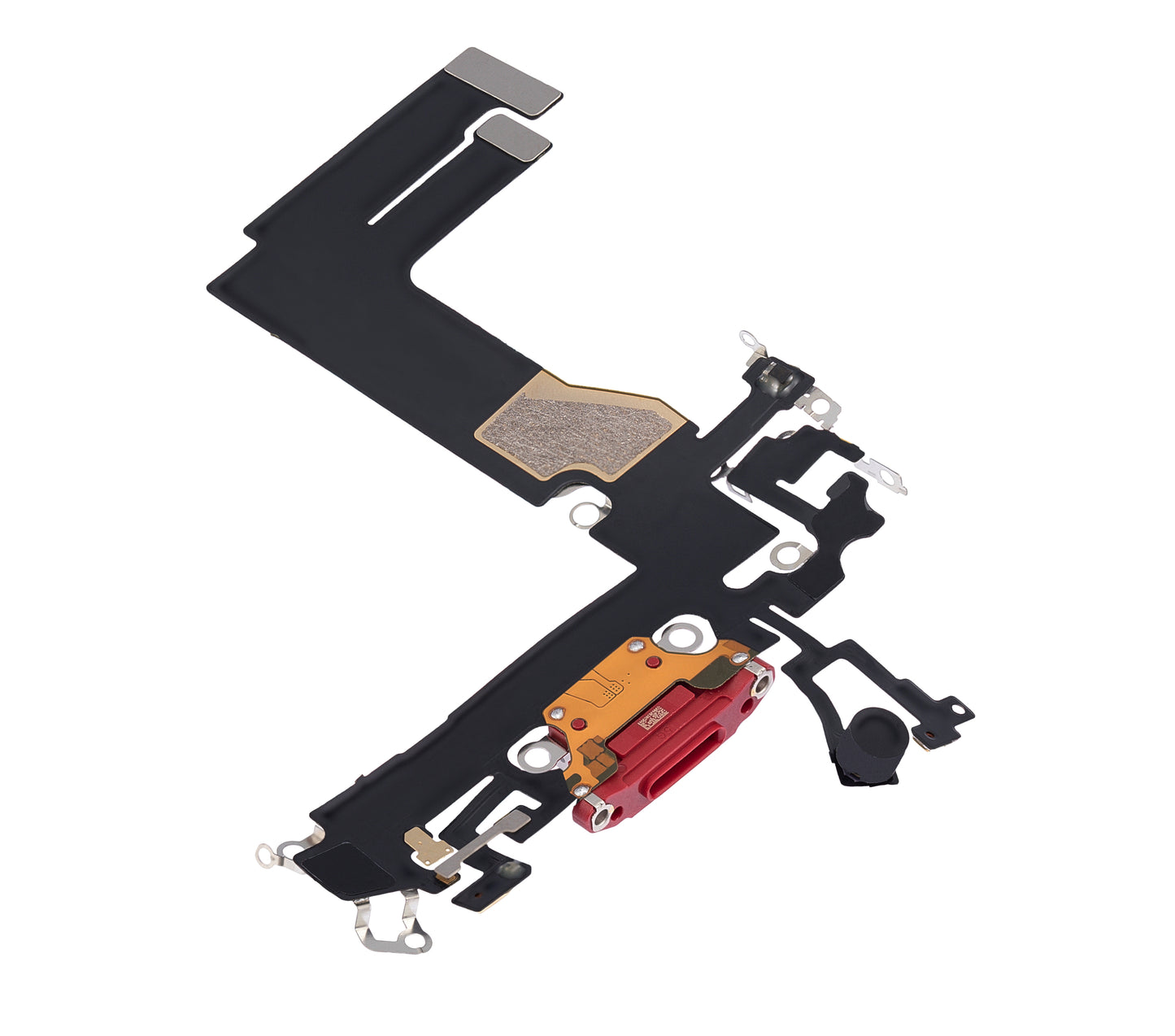 Charging Port Flex Cable For iPhone 13 Mini (Aftermarket Plus) (Red)