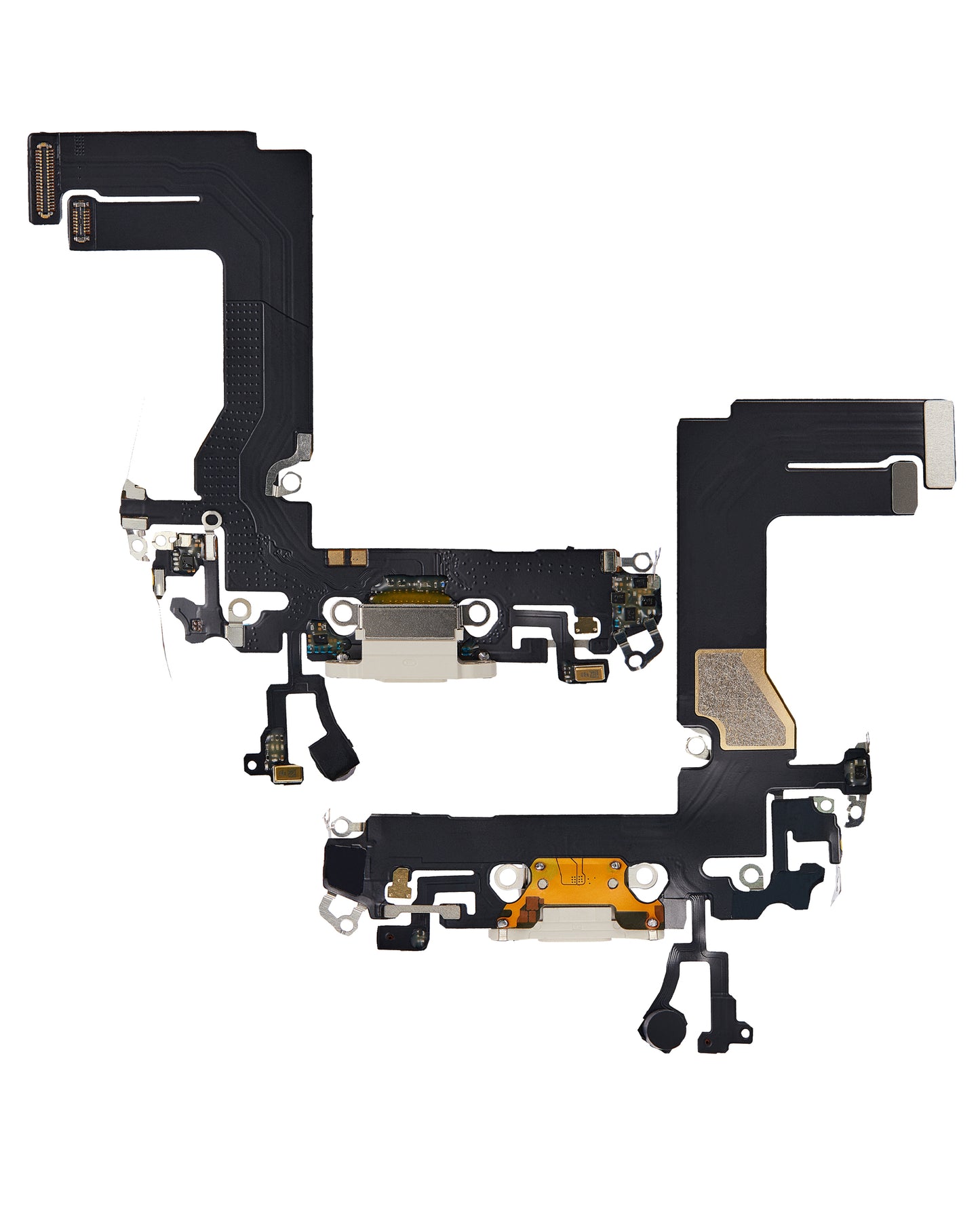 Charging Port Flex Cable For iPhone 13 Mini (Aftermarket Plus) (Starlight)
