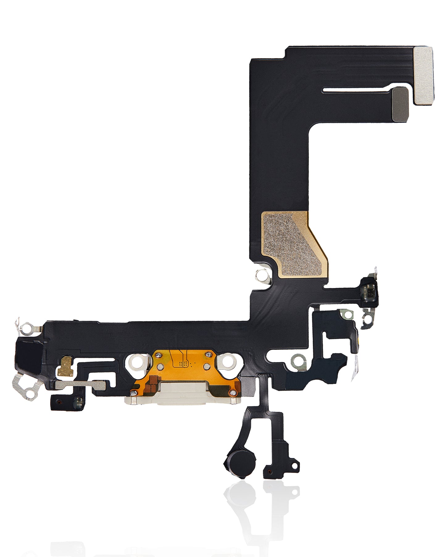 Charging Port Flex Cable For iPhone 13 Mini (Aftermarket Plus) (Starlight)