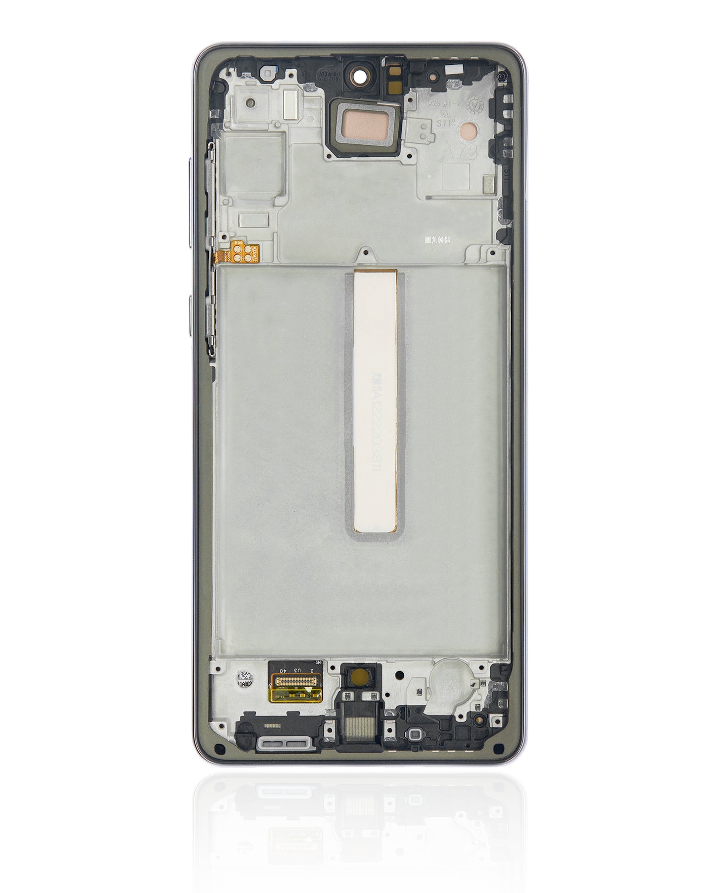 OLED Assembly With Frame For Samsung Galaxy A73 (A735 / 2022) (Refurbished) (Gray)