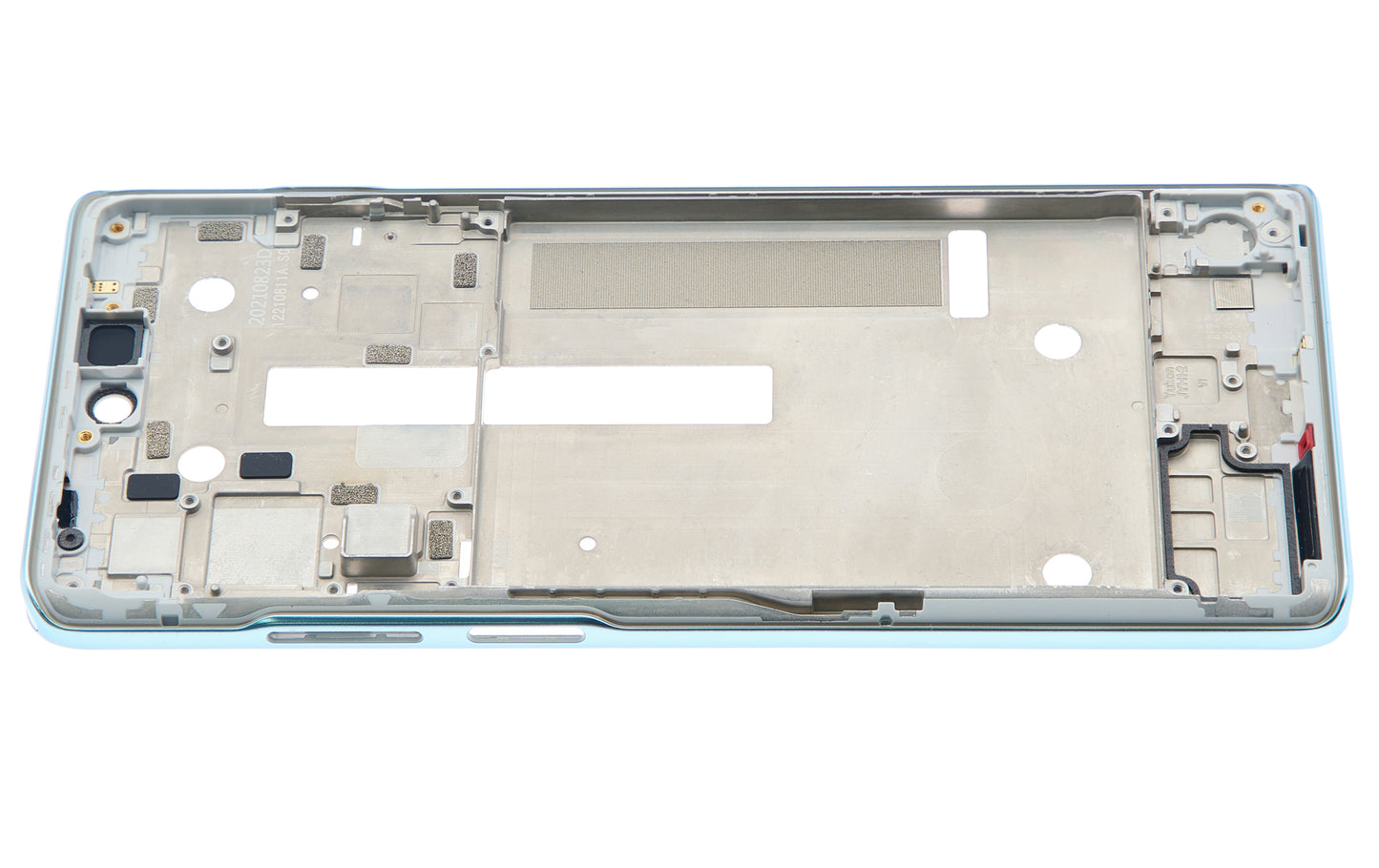 Mid-Frame Housing For Moto G200 5G (XT2175 / 2022) (Glacier Blue) replacement part SKU 107082125120 image 5