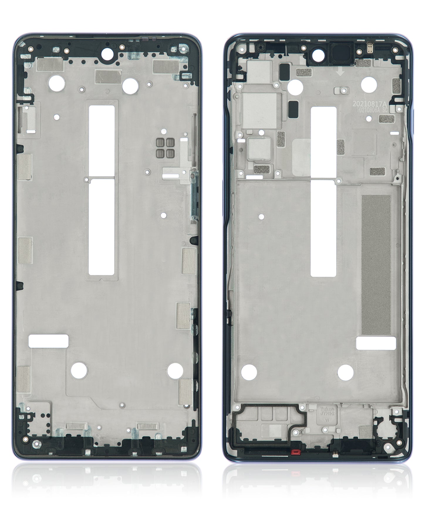 Mid-Frame Housing For Moto G200 5G (XT2175 / 2022) (Phantom Black) replacement part SKU 107082125121 image 6