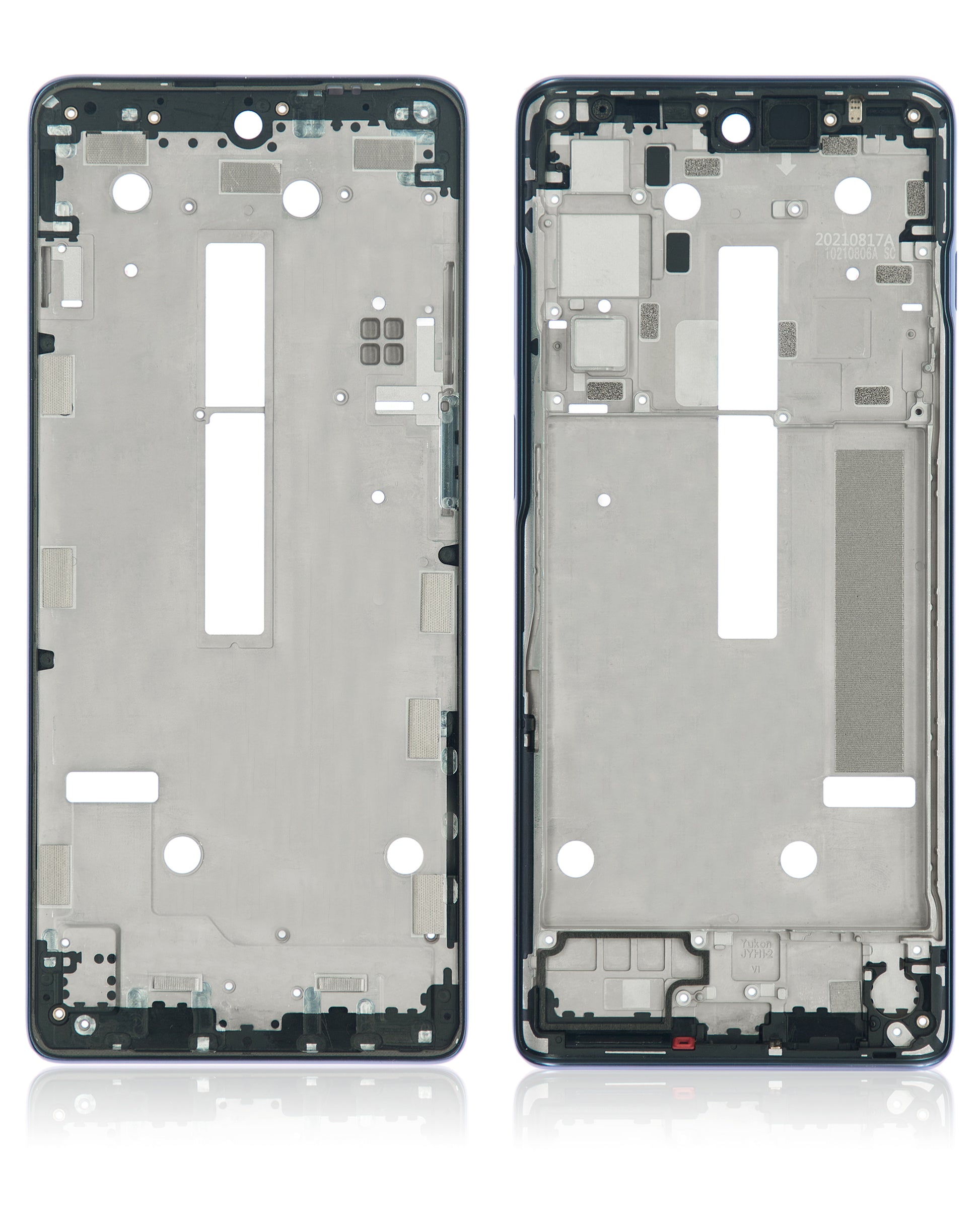 Mid-Frame Housing For Moto G200 5G (XT2175 / 2022) (Phantom Black) replacement part SKU 107082125121 image 6