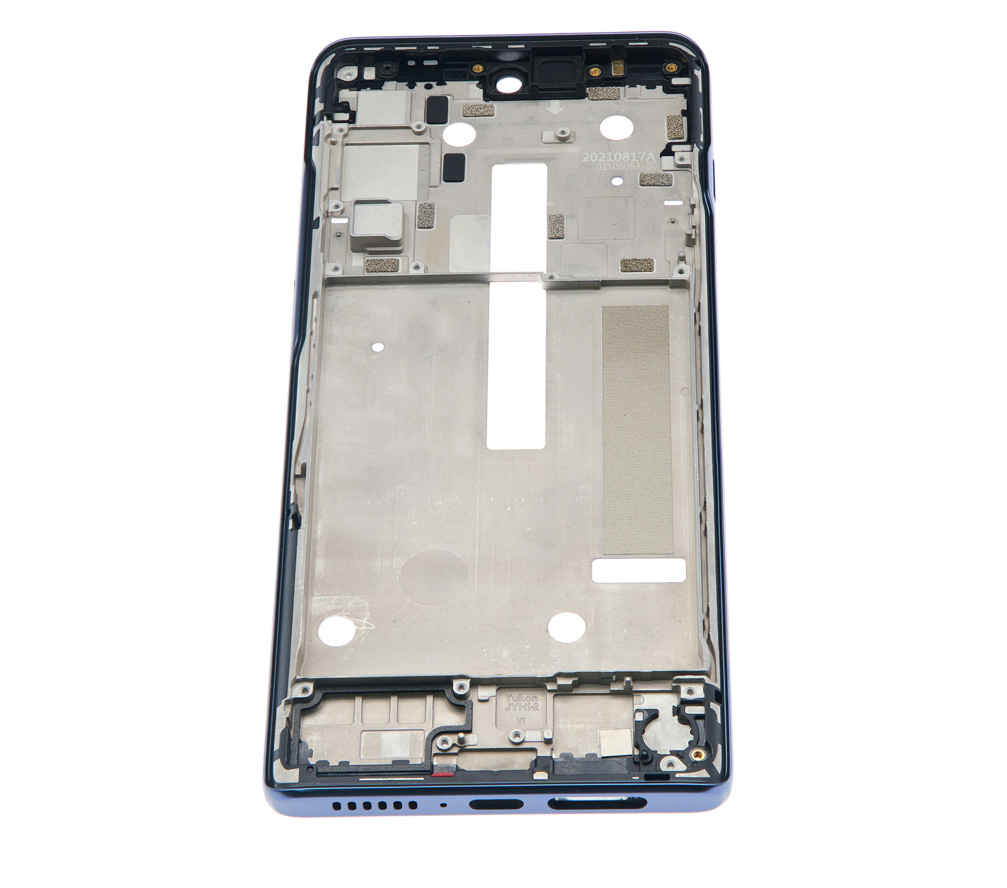 Mid-Frame Housing For Moto G200 5G (XT2175 / 2022) (Phantom Black) replacement part SKU 107082125121 image 3