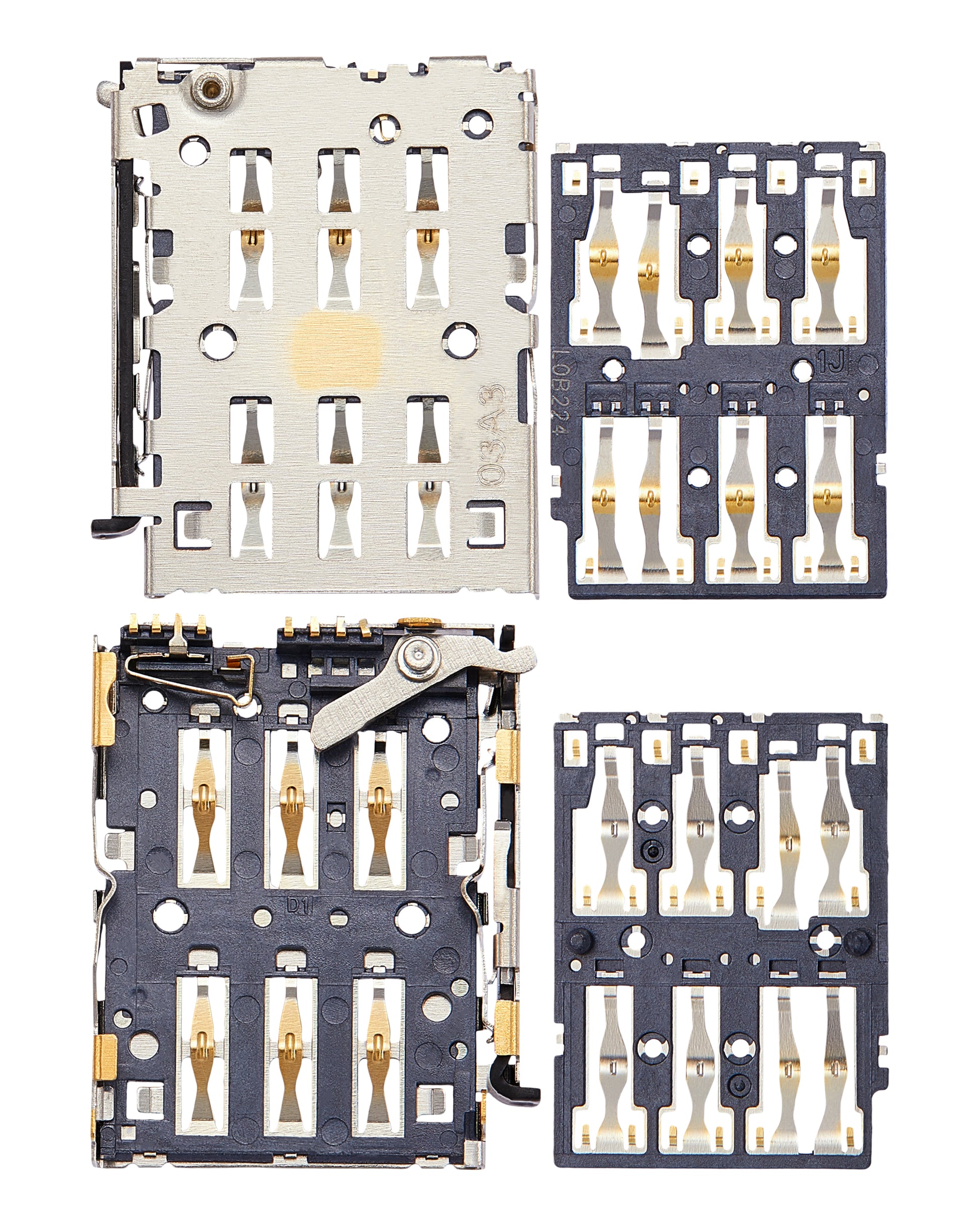 Sim Card Reader For Motorola Moto G200 5G (XT2175 / 2022) (2 Piece Set) replacement part SKU 107082125122 image 2