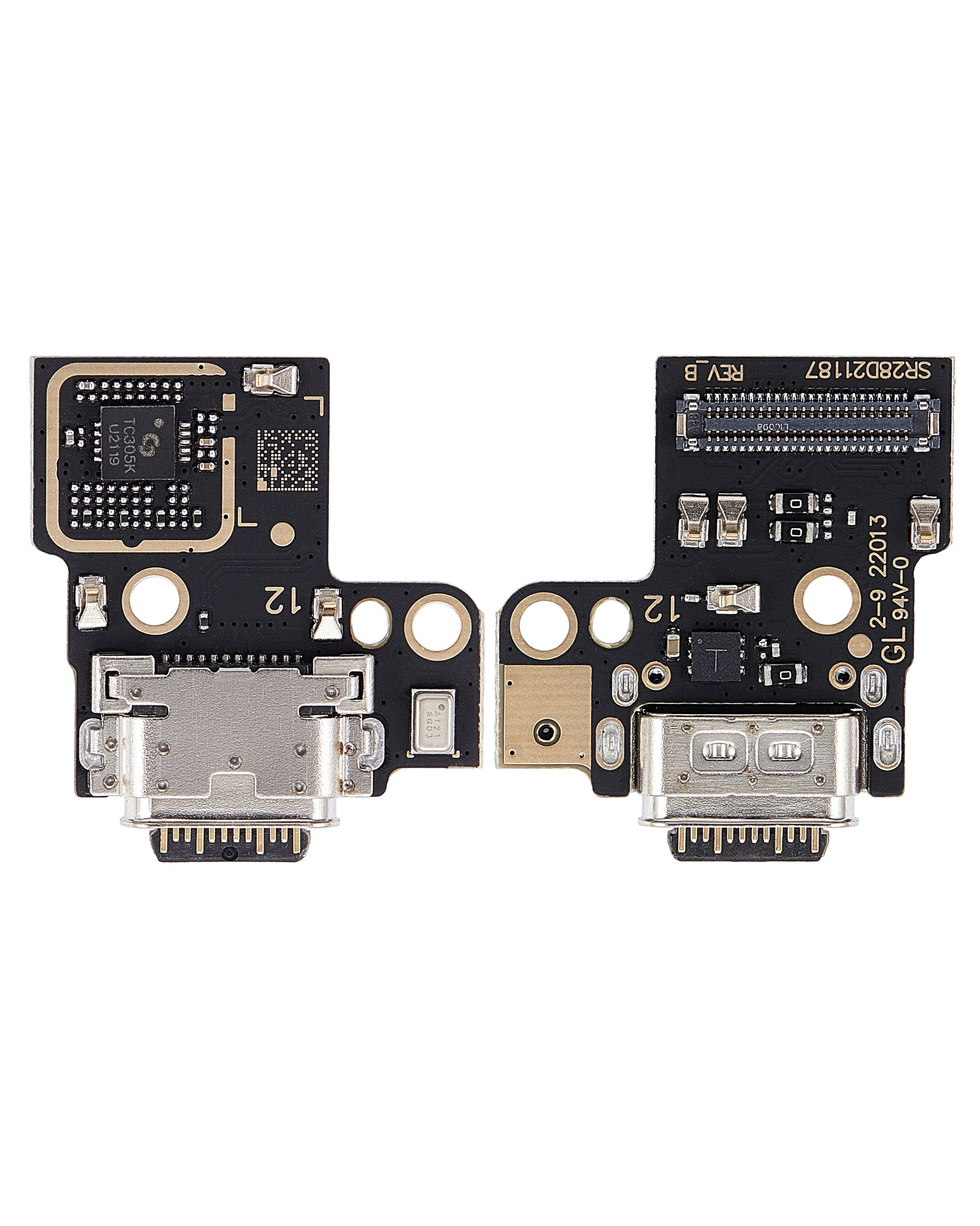 Charging Port Board For Motorola Moto G200 5G (XT2175 / 2022) replacement part SKU 107082125126 image 2