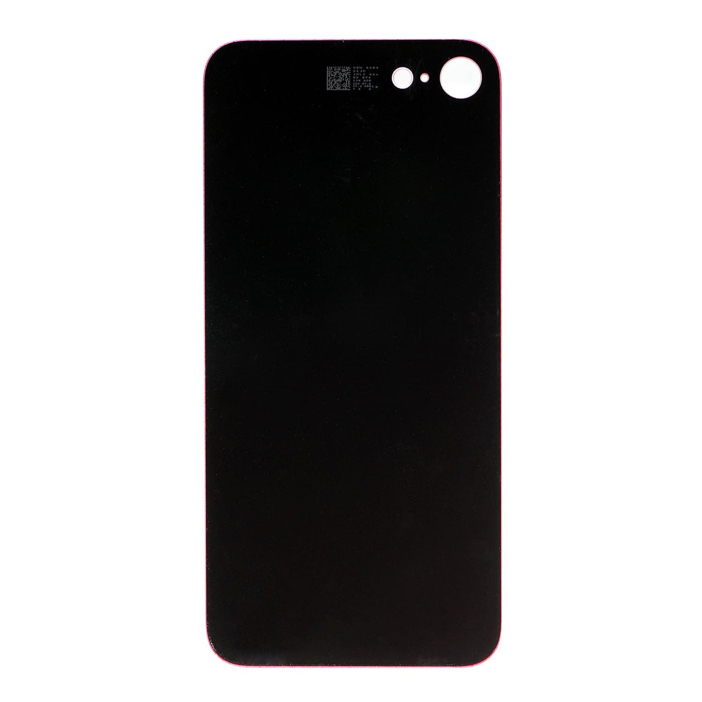 Back Glass With 3M Adhesive For iPhone 8 / SE (2020) (No Logo / Large Camera Hole) (Red)