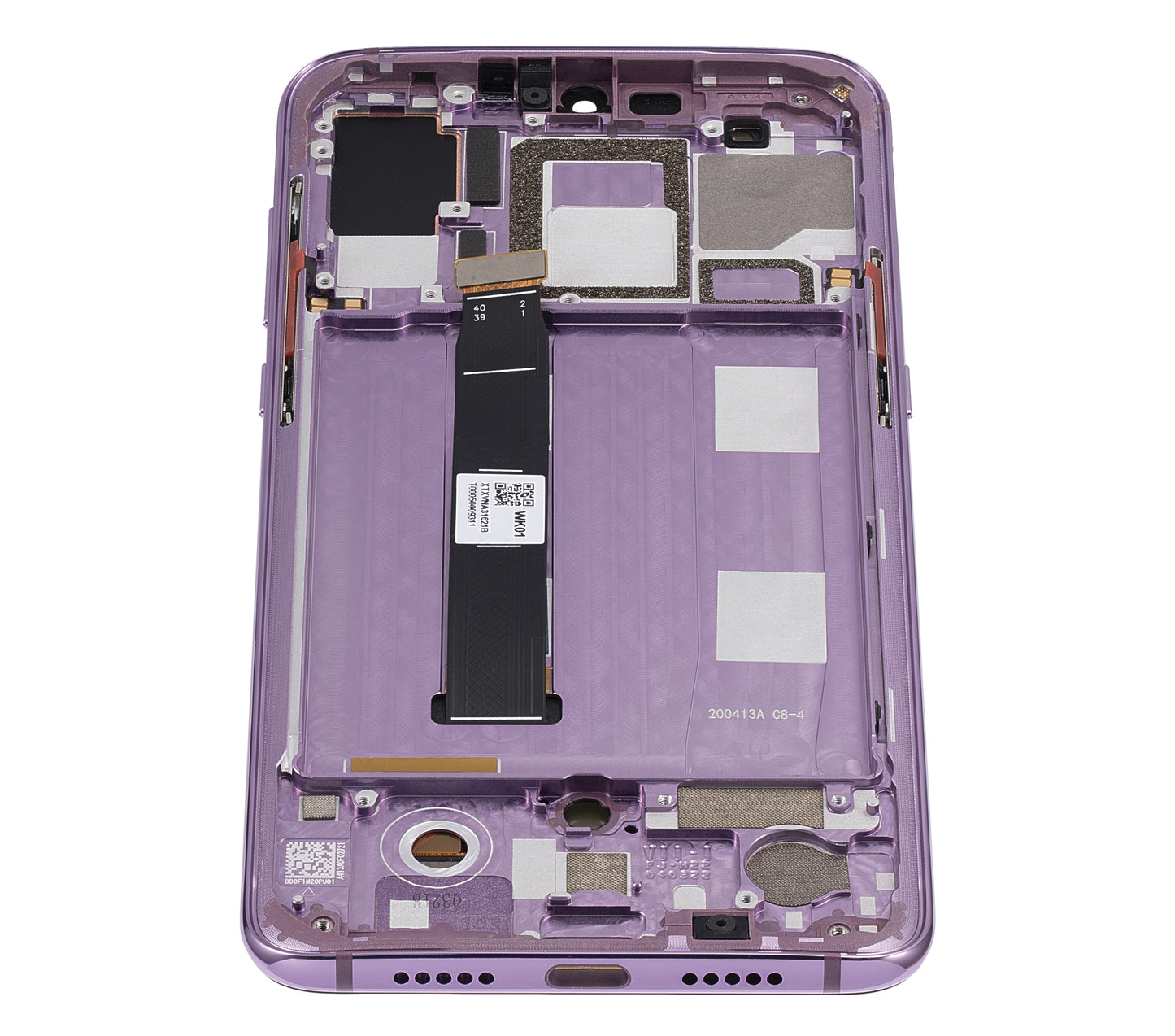 OLED Assembly With Frame For Xiaomi Mi 9 (Refurbished) (Lavender Violet) - compatible device spare part image SKU 107082126308 - image 3