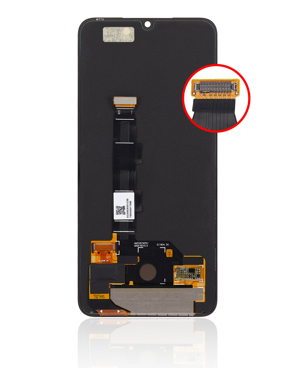 OLED Assembly Without Frame For Xiaomi Mi 9 SE (Refurbished) (All Colors) - repair component detail image SKU 107082126503 - image 2
