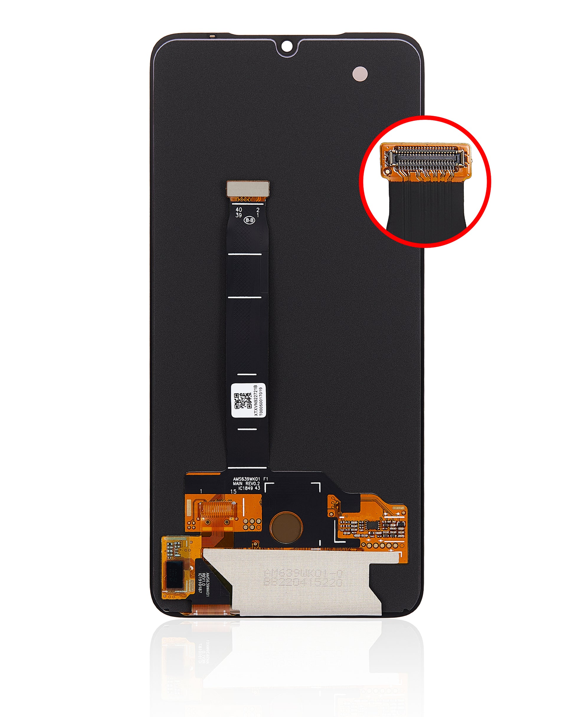 OLED Assembly Without Frame For Xiaomi Mi 9 / Mi 9 Pro (Aftermarket Plus) (All Colors) - repair component detail image SKU 107082126508 - image 2