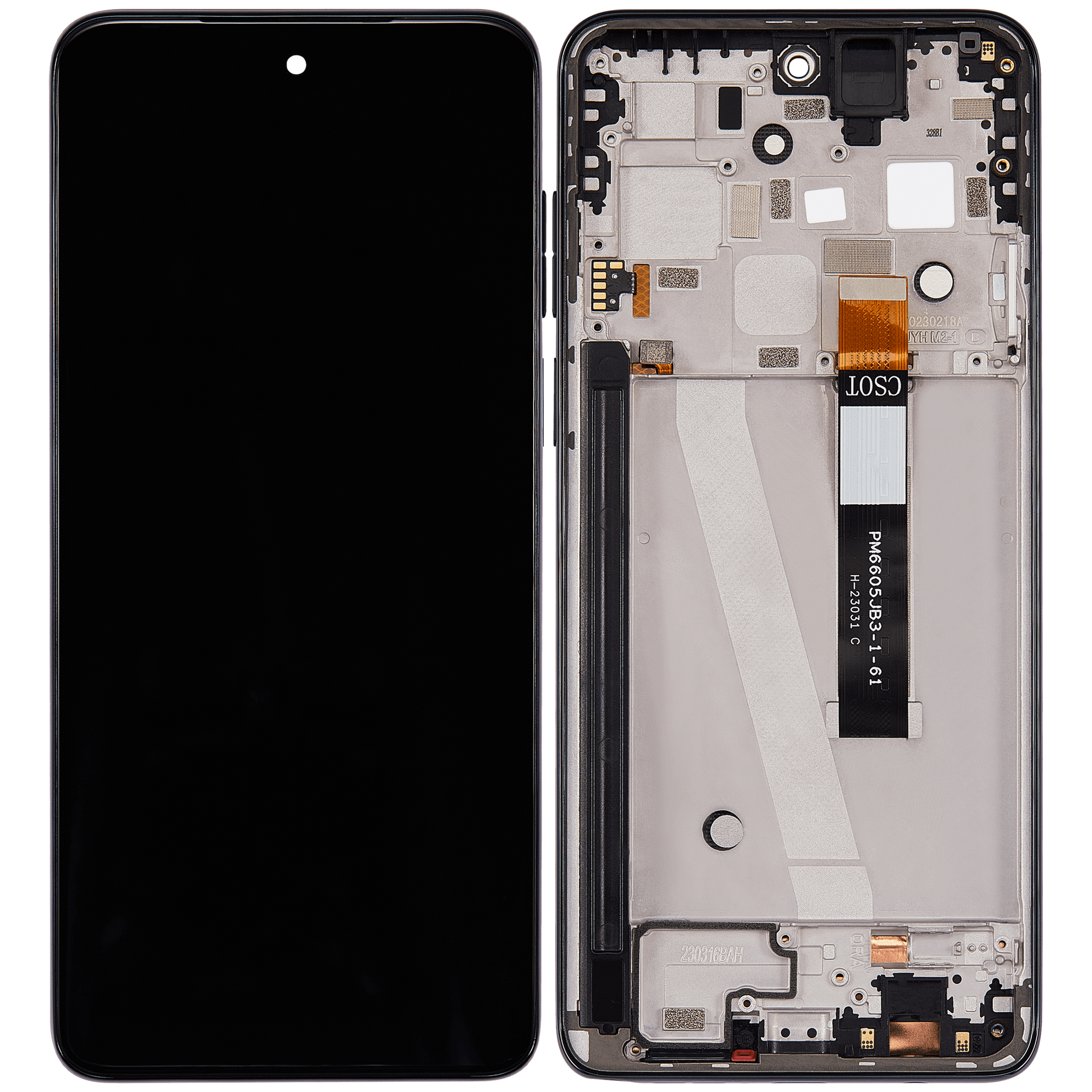 LCD Assembly With Frame For Motorola Moto G Stylus 5G (XT2315 / 2023) (Refurbished) (Cosmic Black) replacement part SKU 107082126707 image 7