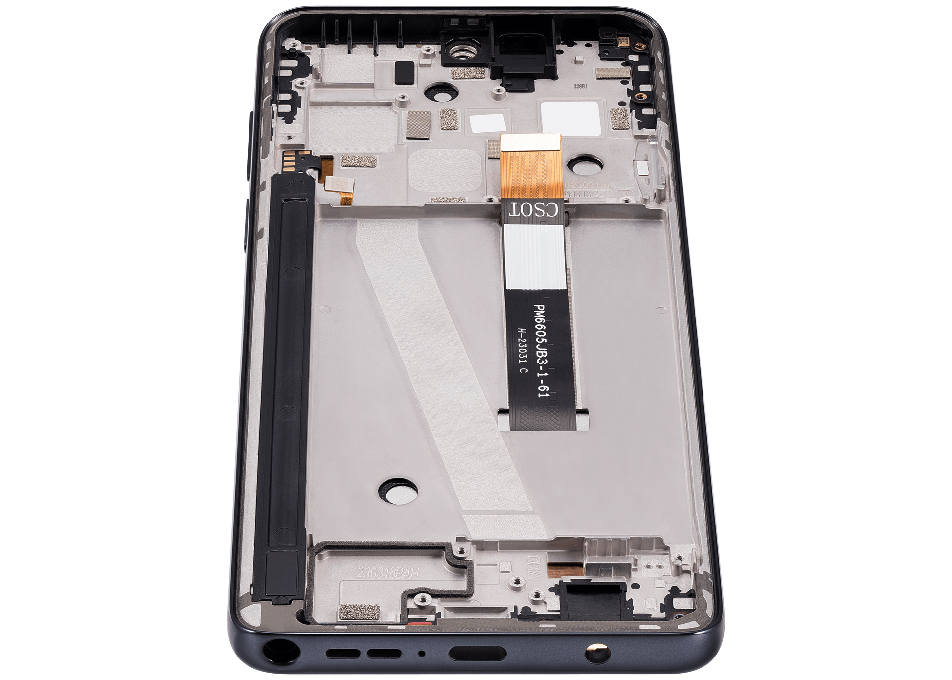 LCD Assembly With Frame For Motorola Moto G Stylus 5G (XT2315 / 2023) (Refurbished) (Cosmic Black) replacement part SKU 107082126707 image 3