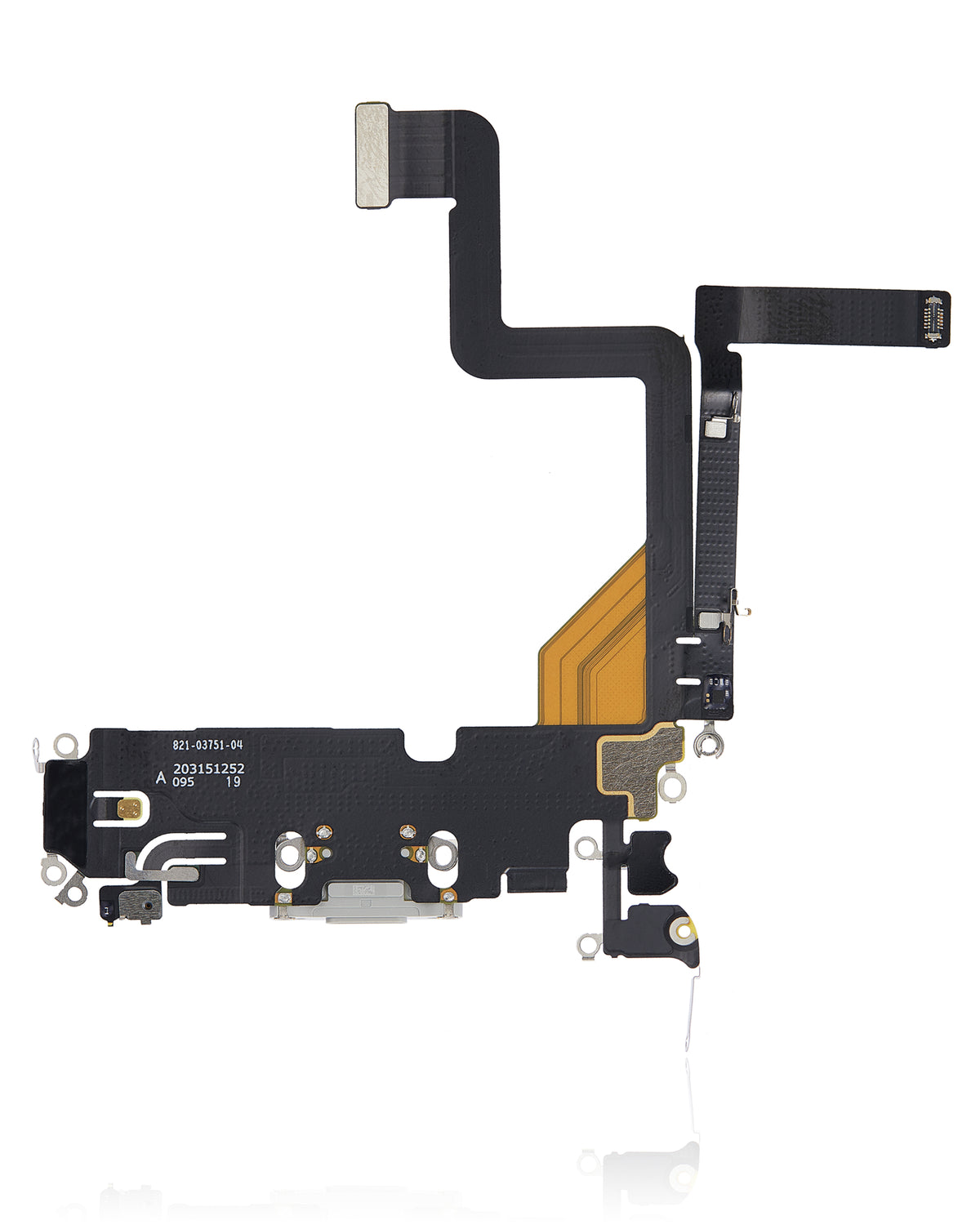 Charging Port Flex Cable For iPhone 14 Pro (Premium) (Silver)