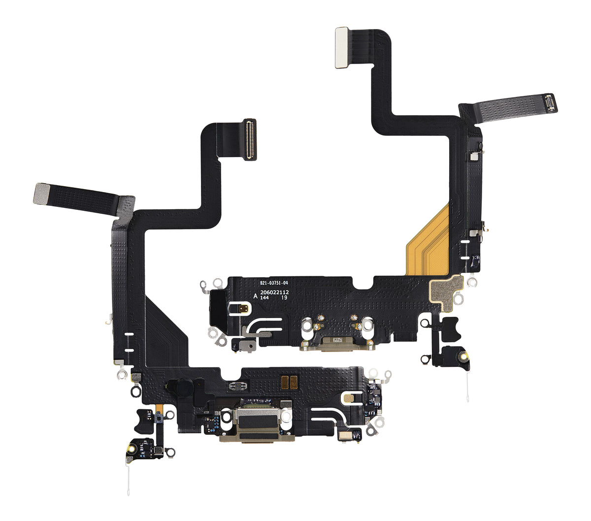 Charging Port Flex Cable For iPhone 14 Pro (Premium) (Gold)
