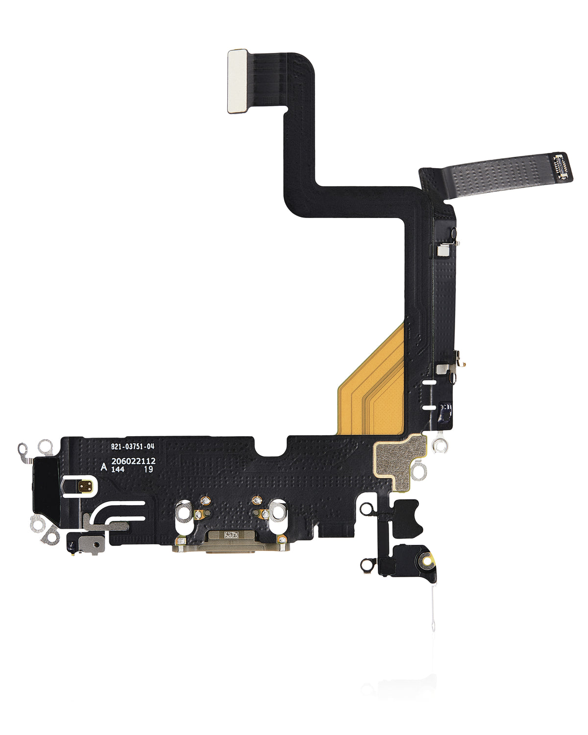 Charging Port Flex Cable For iPhone 14 Pro (Premium) (Gold)