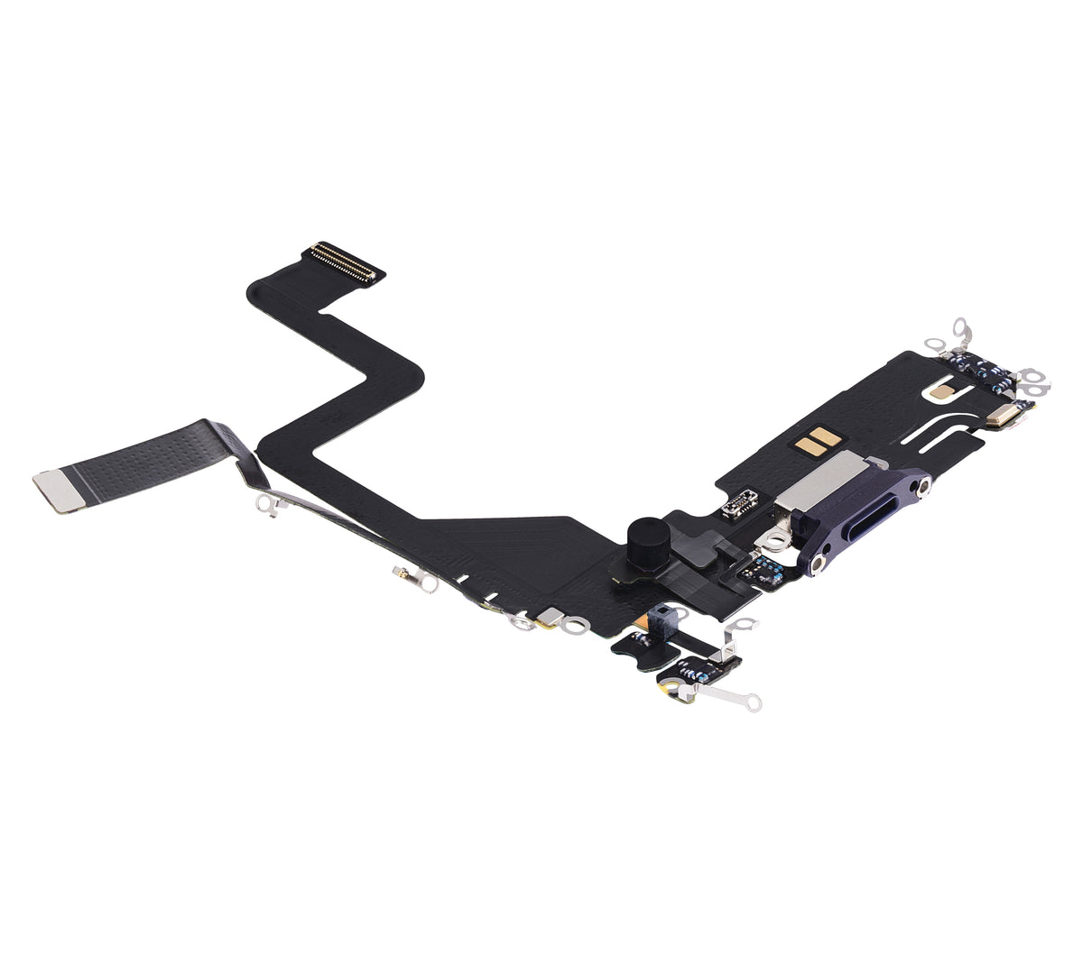Charging Port Flex Cable For iPhone 14 Pro (Premium) (Deep Purple)