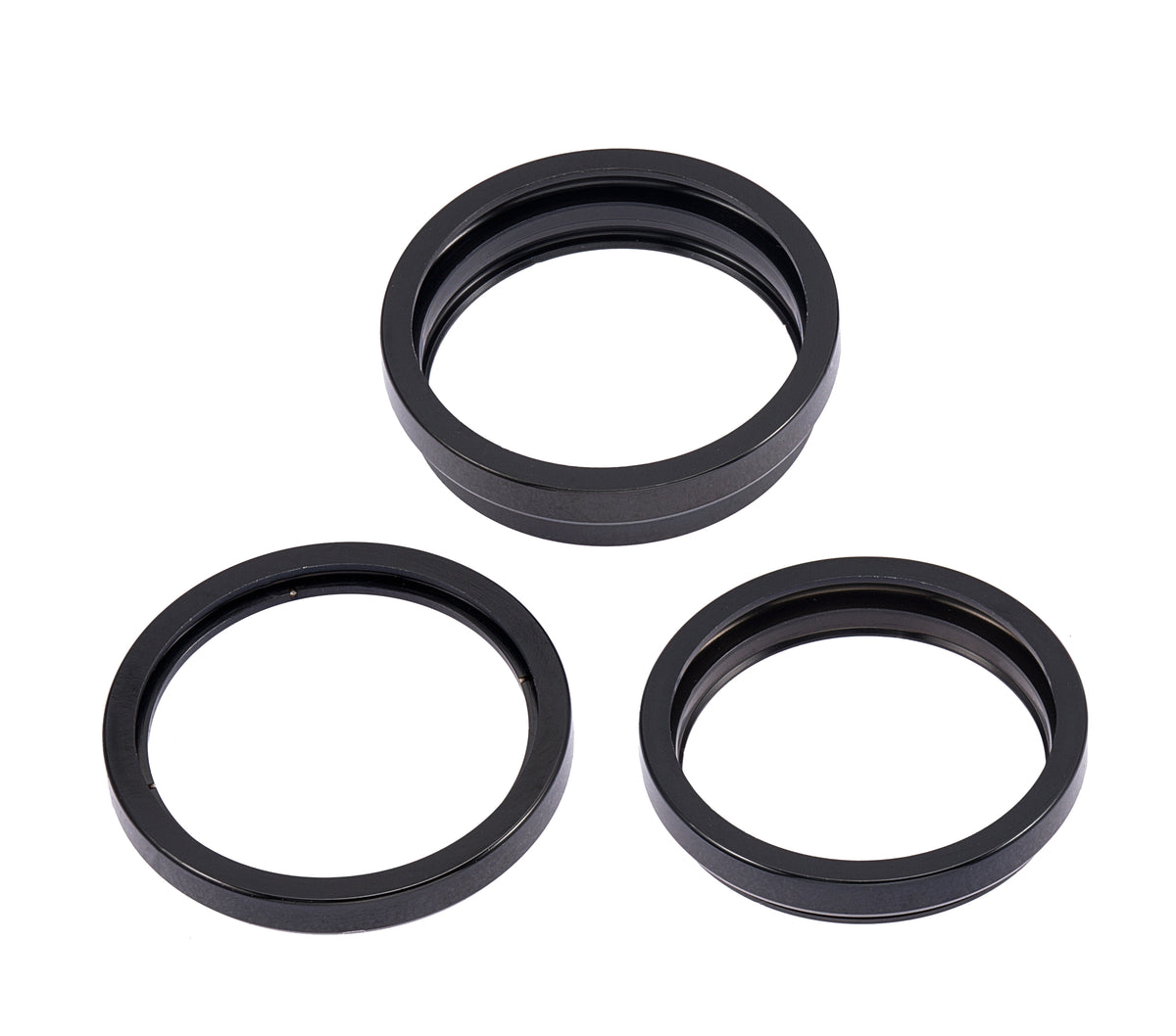 Back Camera Bezel Ring Only For iPhone 14 Pro / 14 Pro Max (Space Black) (3 Piece Set)