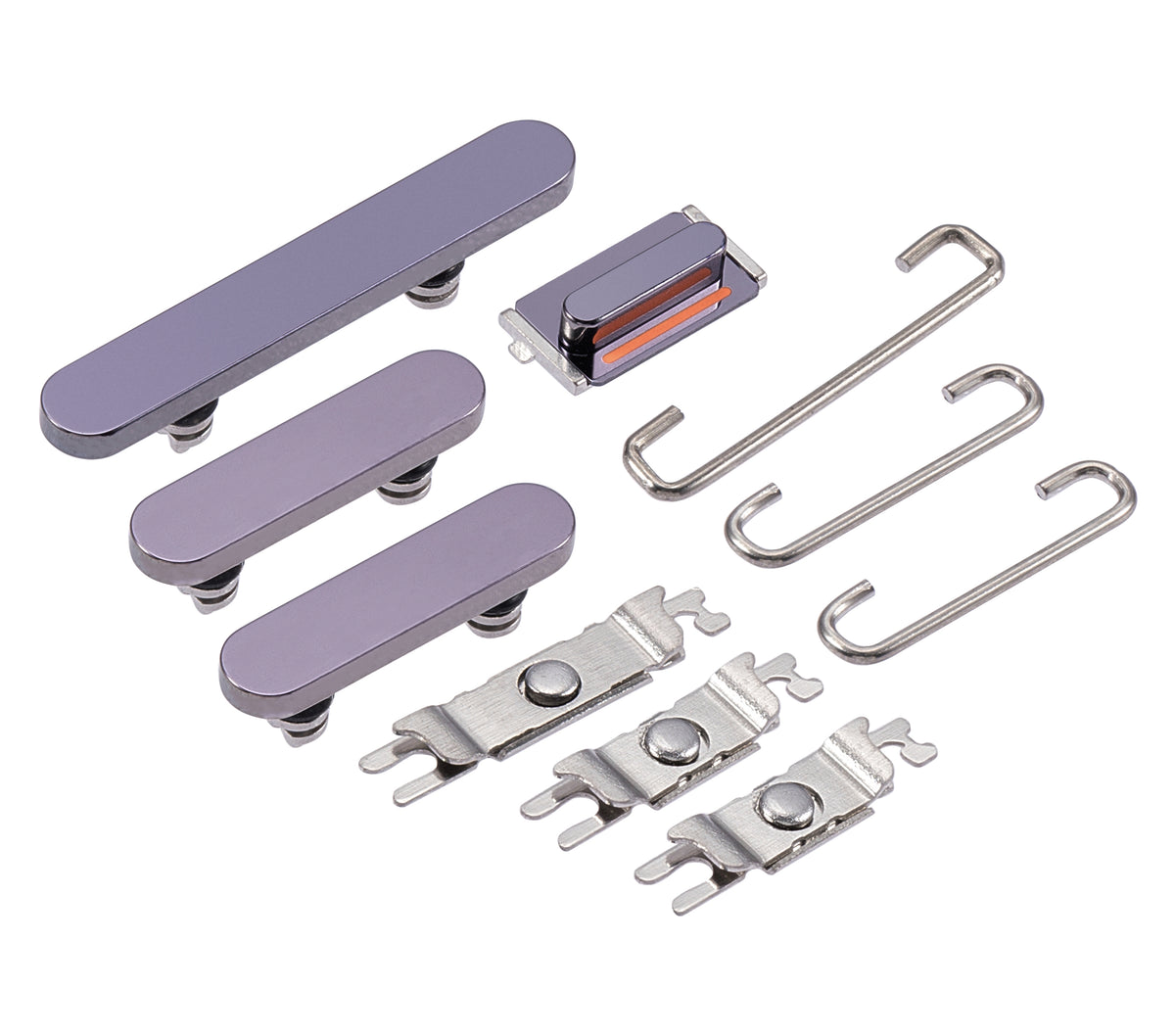 Hard Buttons (Power / Volume / Switch) For iPhone 14 Pro / 14 Pro Max (Deep Purple)