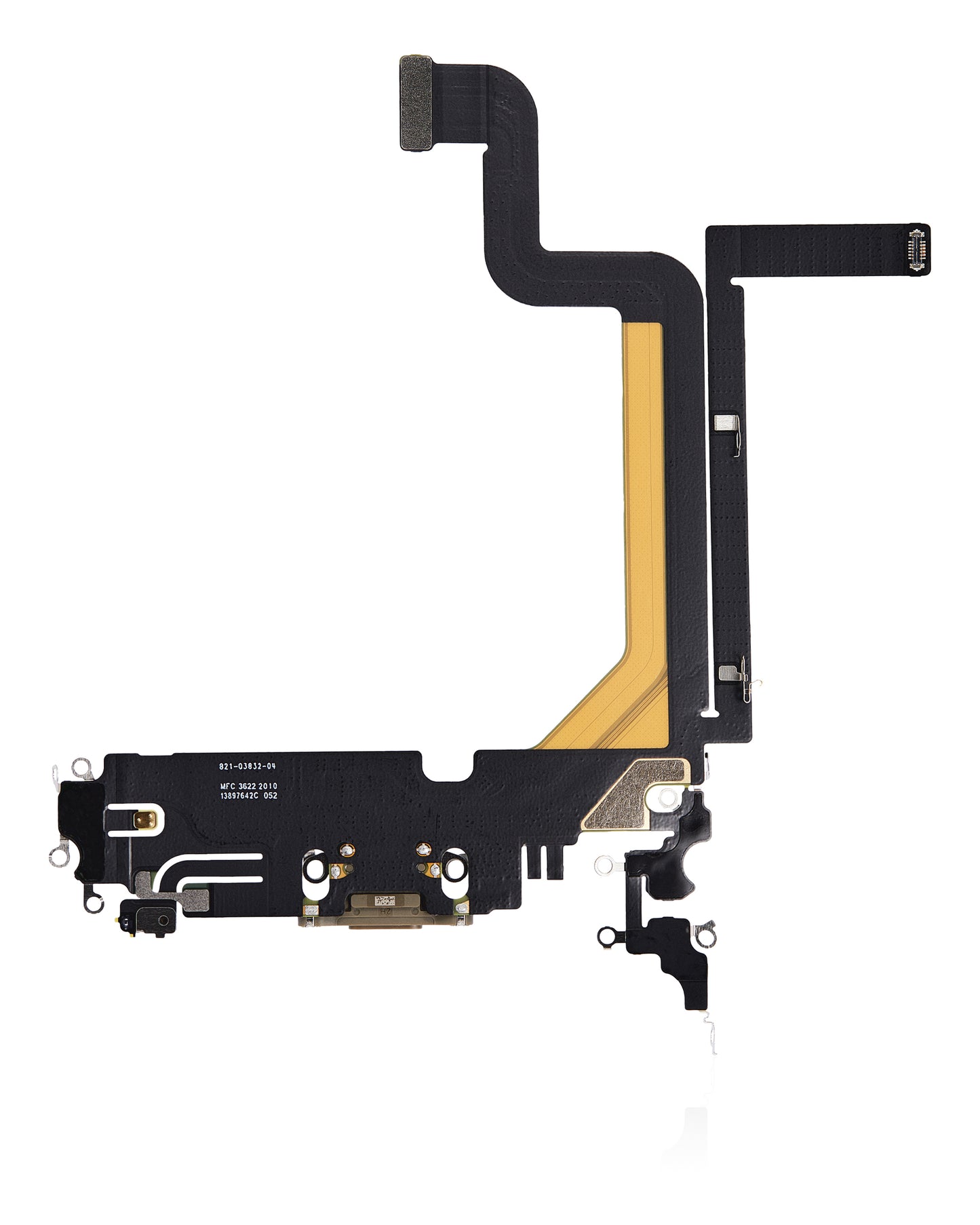 Charging Port Flex Cable For iPhone 14 Pro Max (Premium) (Gold)