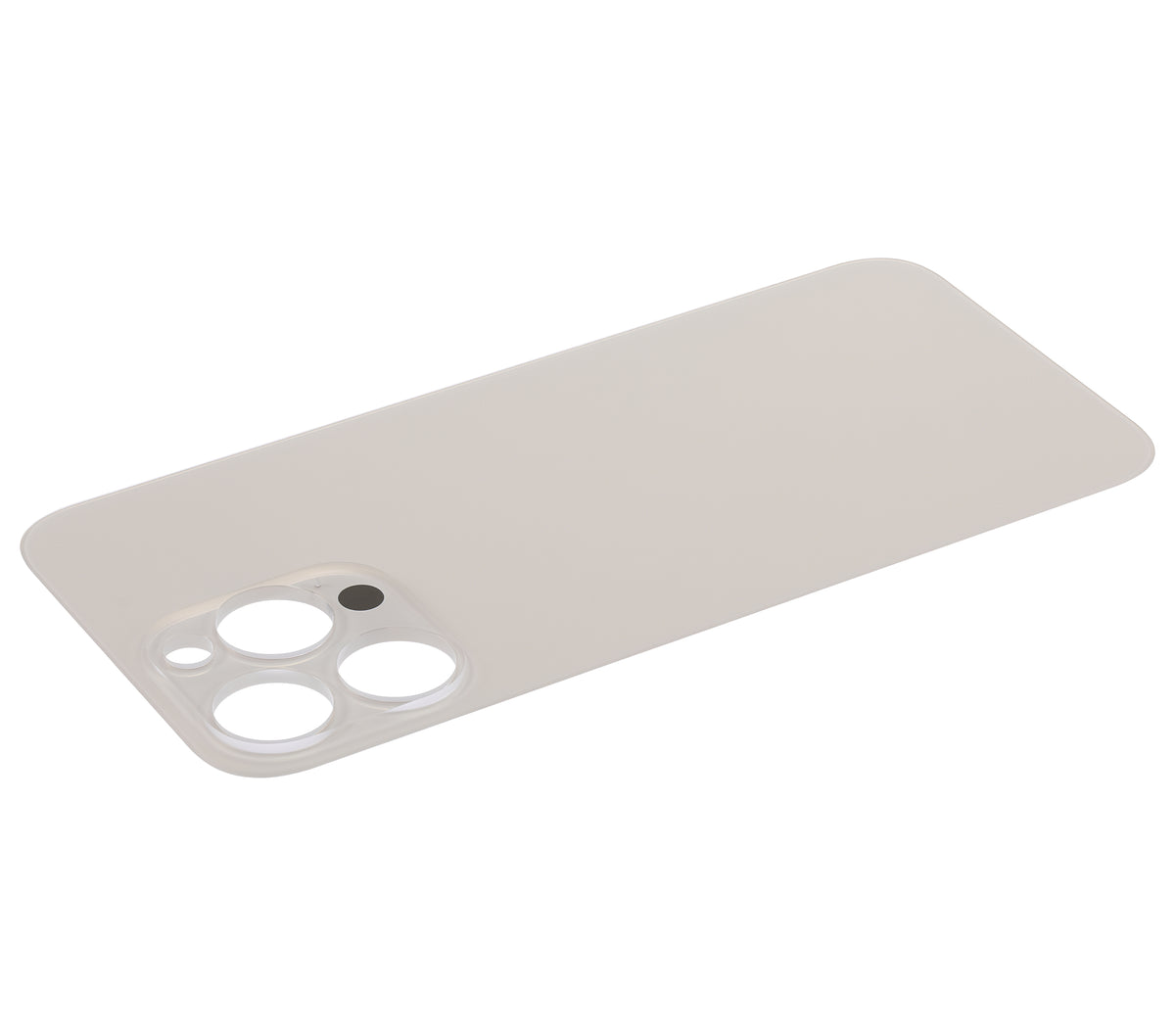 Back Glass With 3M Adhesive For iPhone 14 Pro Max (No Logo / Large Camera Hole) (Gold)