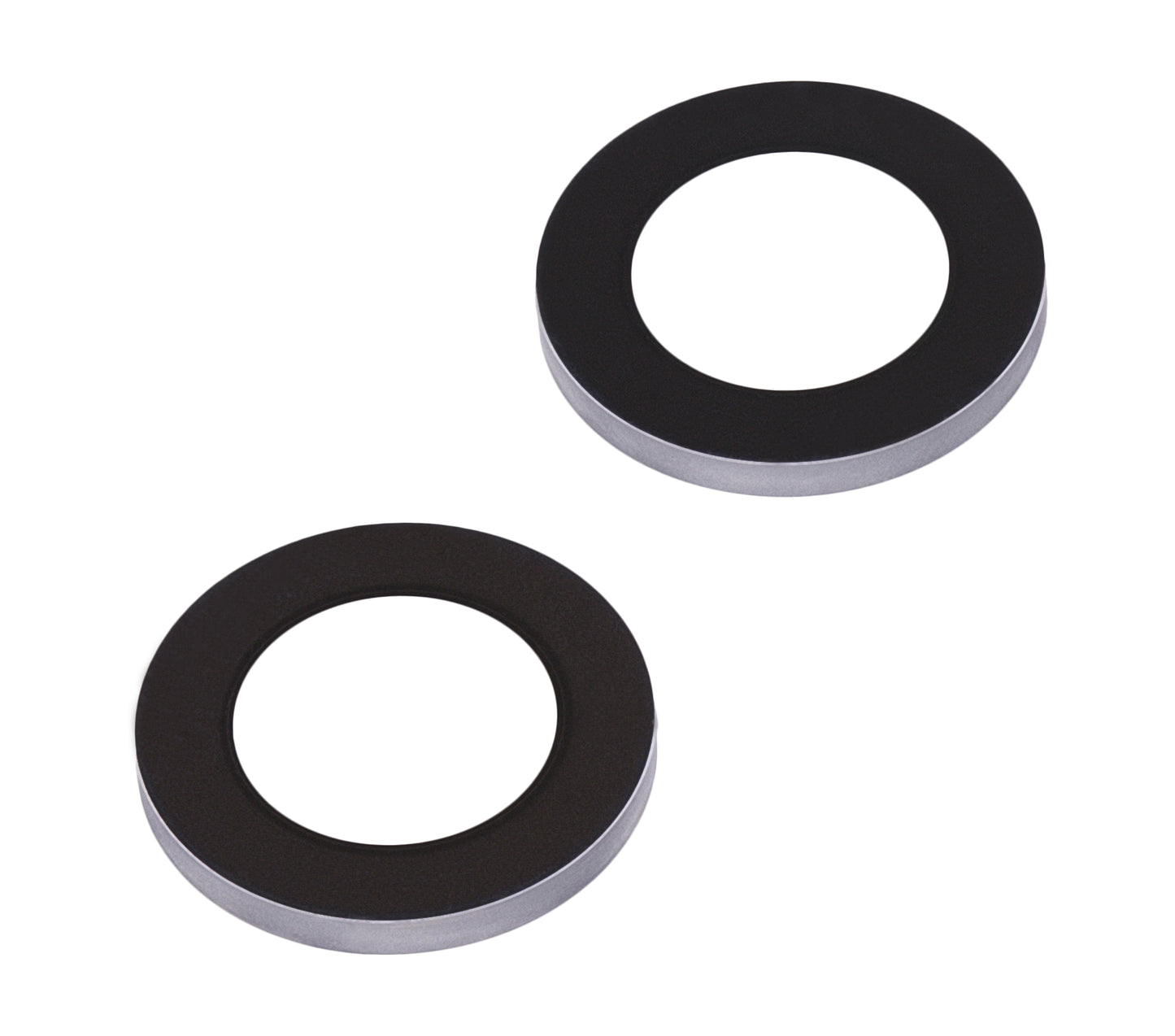Back Camera Lens (Glass Only) With Adhesive For iPhone 14 / 14 Plus / 15 / 15 Plus (2 Piece Set) (Premium) (Real Sapphire)