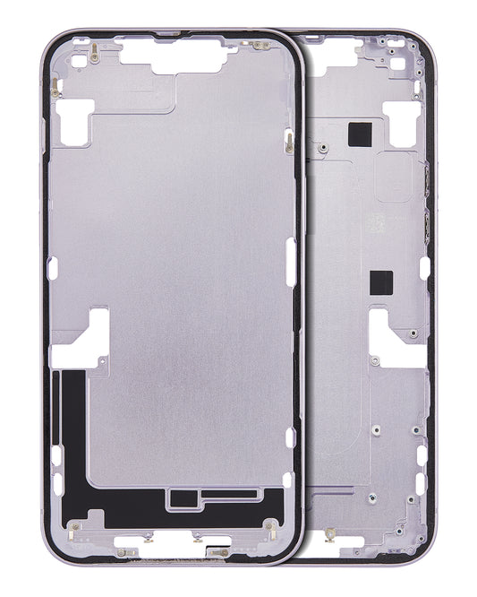 Mid-Frame Housing W/o Small Parts For iPhone 14 Plus (US Version) (OEM Pull) (Purple)